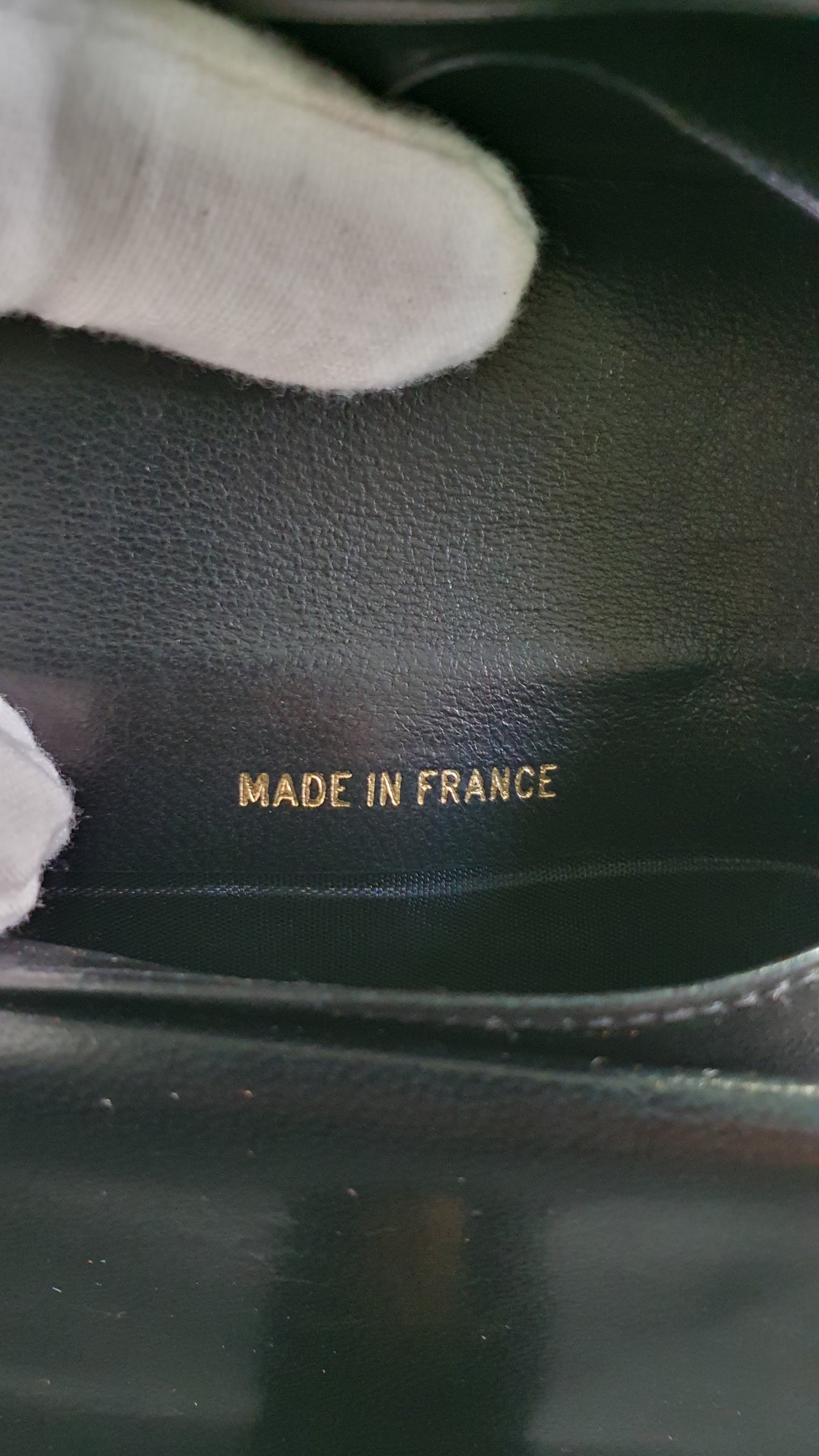 Authentic Chanel Upcycle Small Black Leather Wallet with Strap and Chain