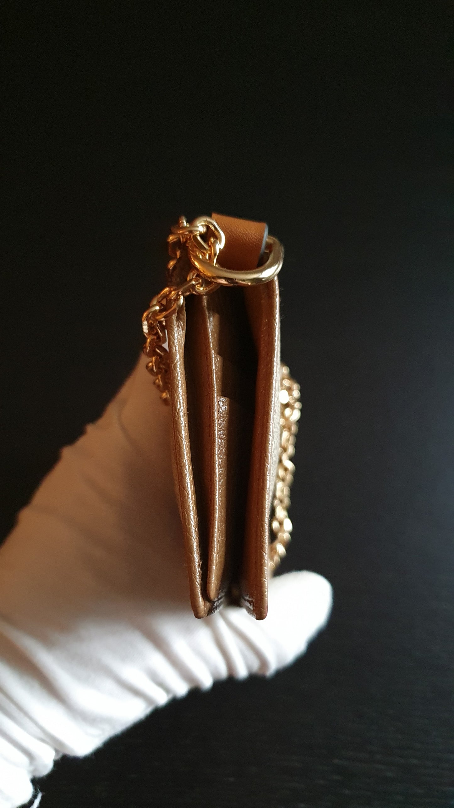 Authentic Vintage Dior Upcycle Wallet with Versatile Chain