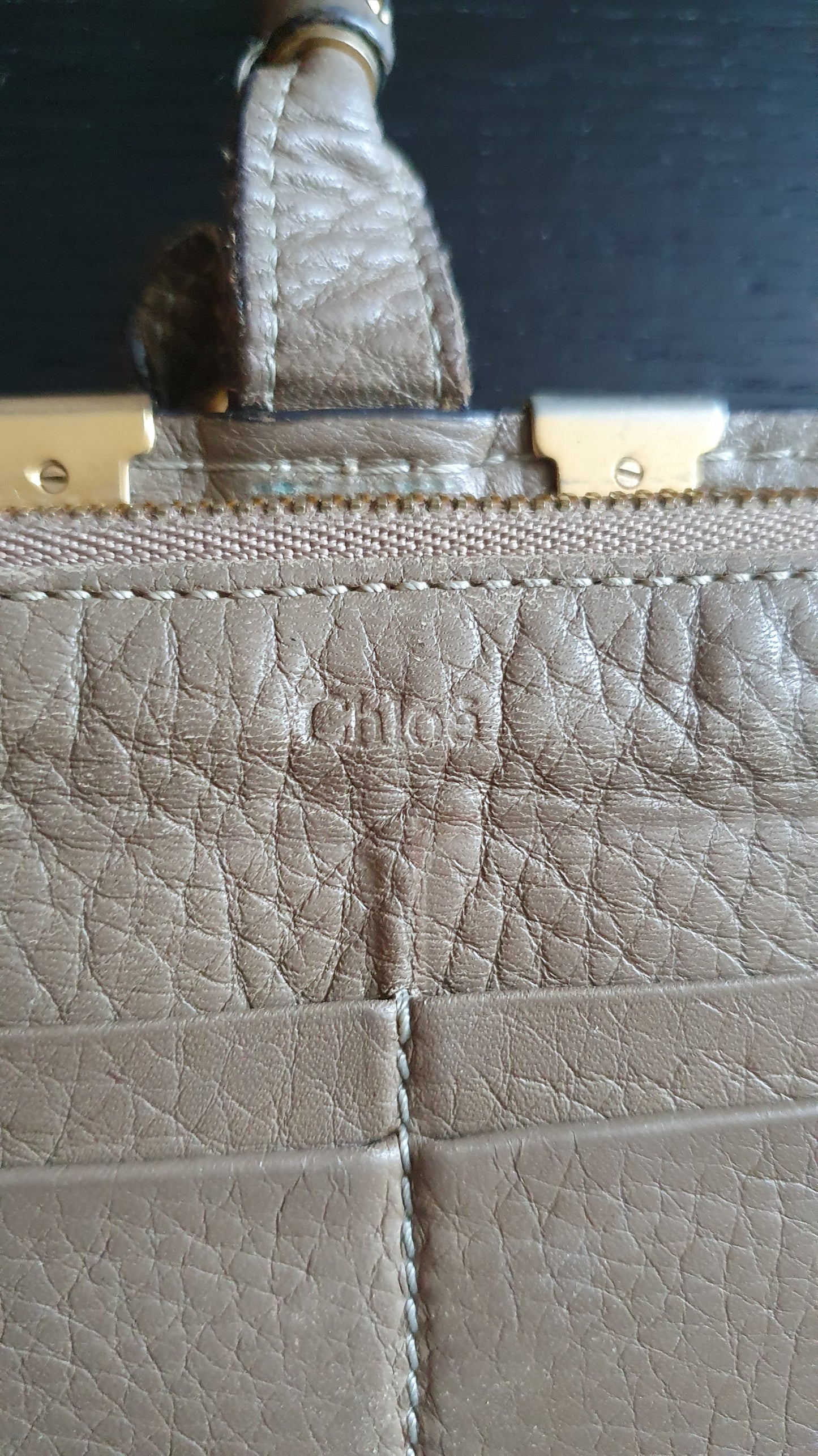 Authentic Chloé Upcycle Leather Wallet with Versatile Chain