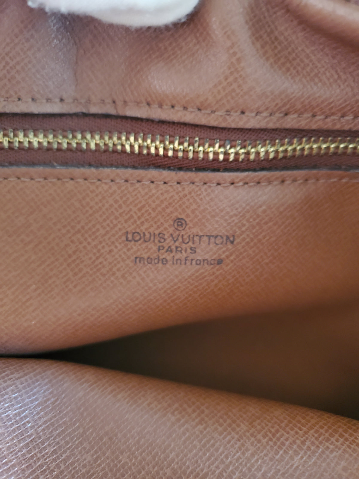 Authentic Vintage Louis Vuitton (2) Upcycle Purse with Strap & Chain
