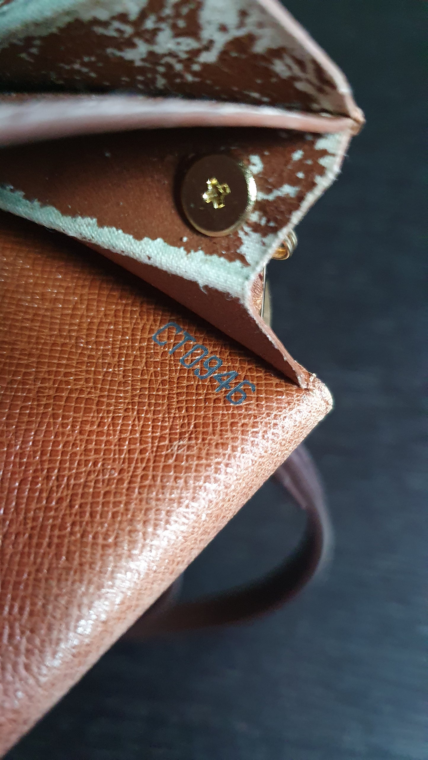 Authentic Vintage Louis Vuitton Upcycle Mini Pouch with Strap