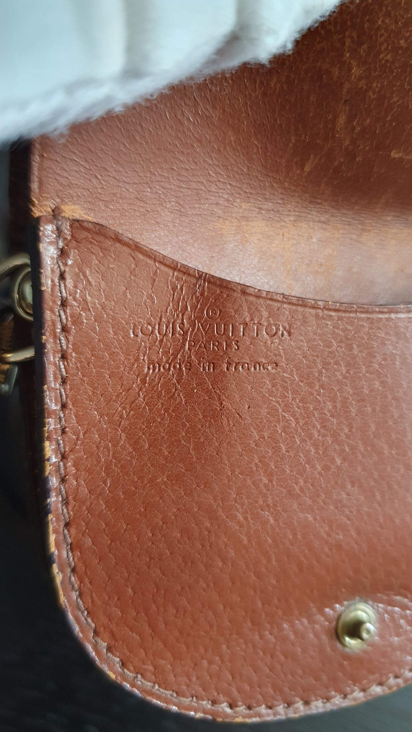 Authentic Vintage Louis Vuitton Upcycle Mini Pouch with Strap