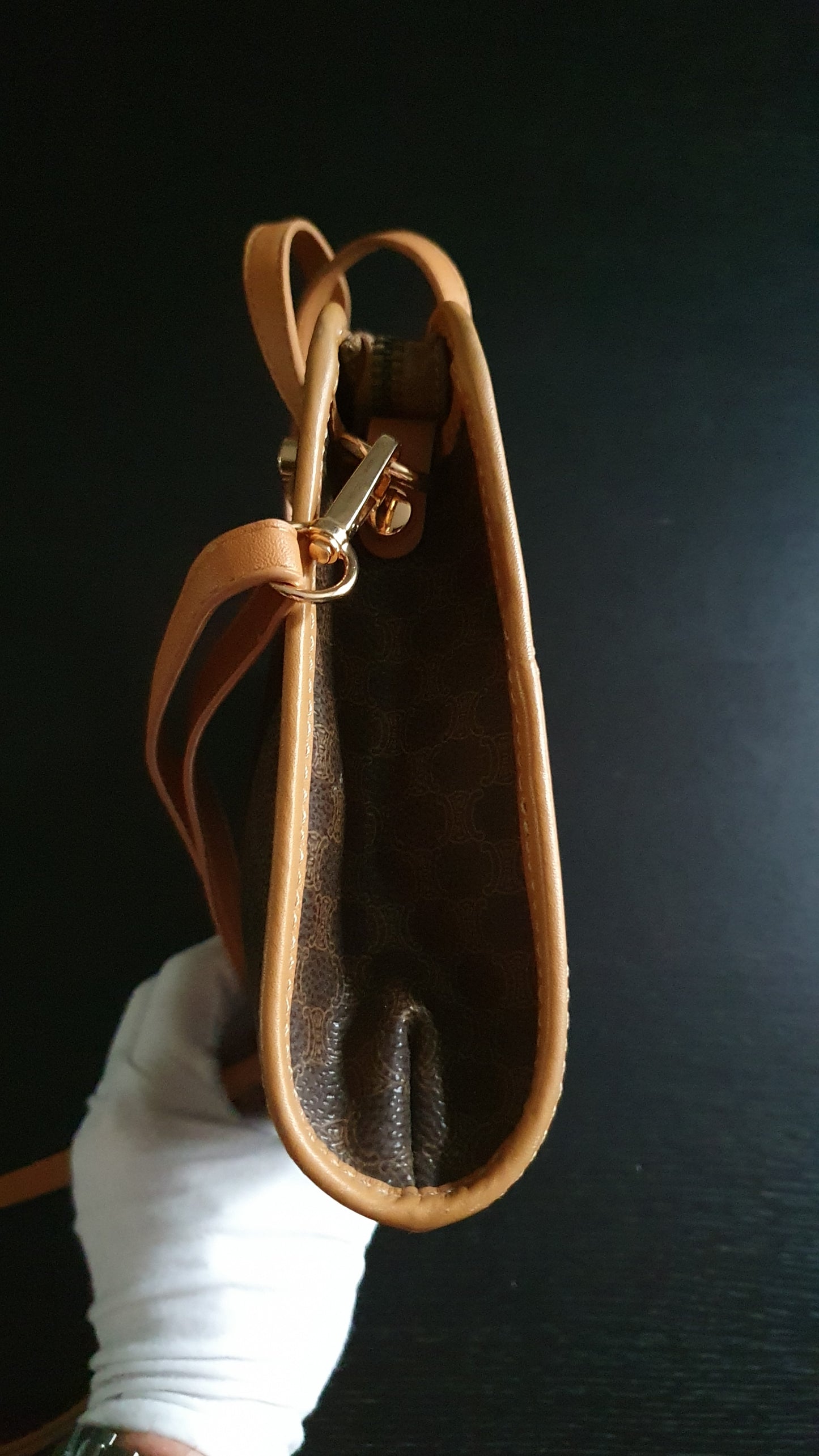 Authentic Vintage Celine Upcycle Purse with Straps