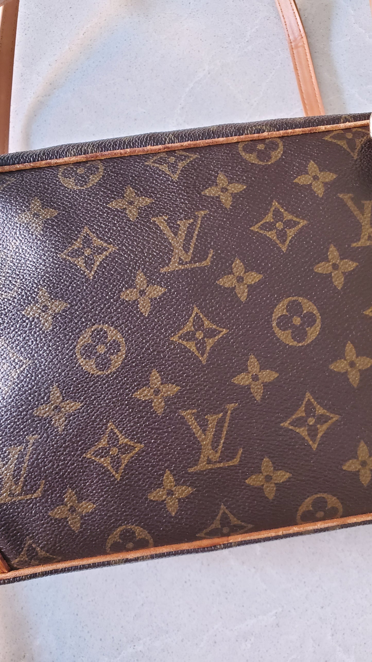 Authentic Vintage Louis Vuitton Upcycle Large Purse with Straps