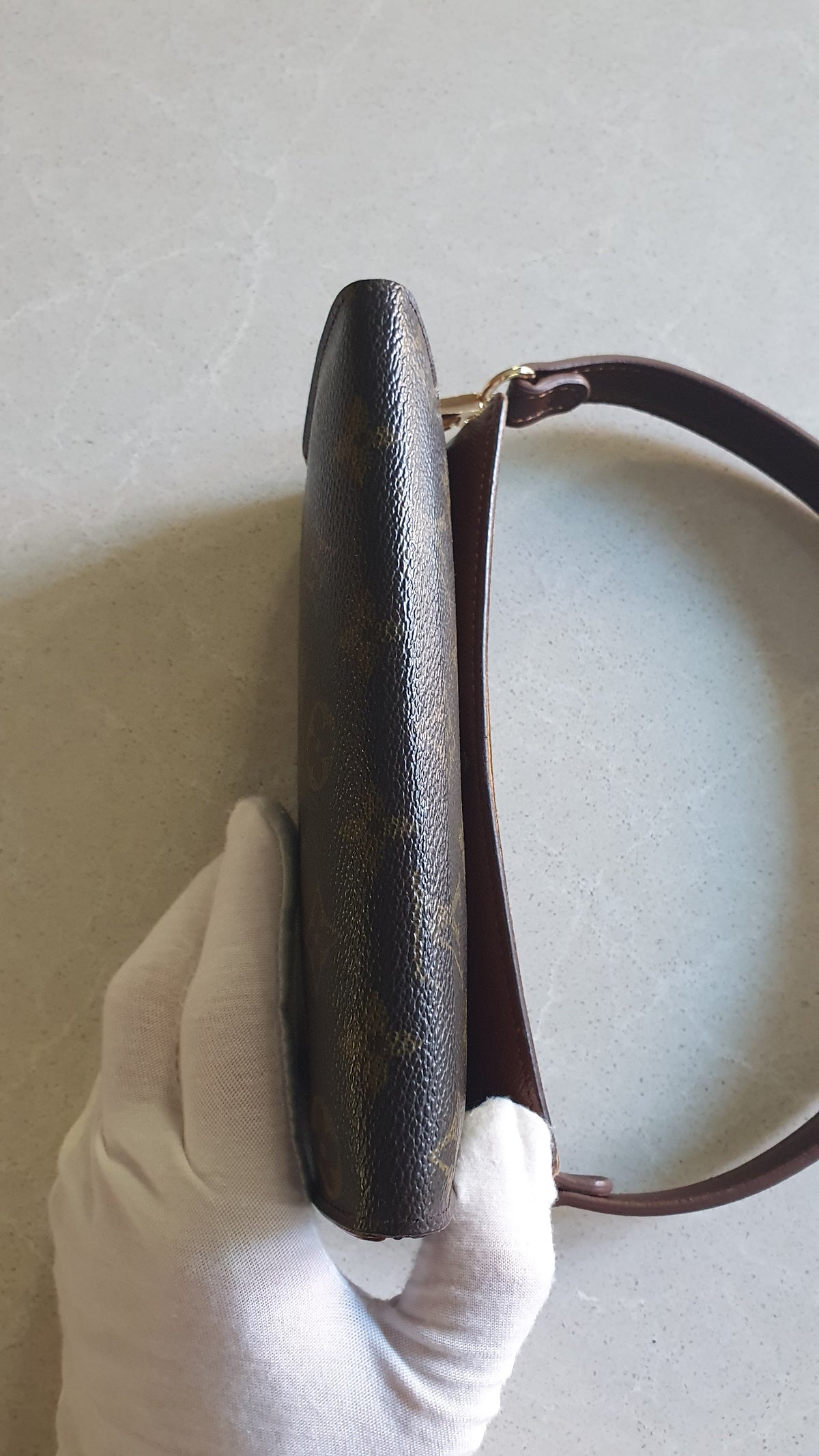 Authentic Vintage Louis Vuitton (2) Upcycle Wallet with Strap
