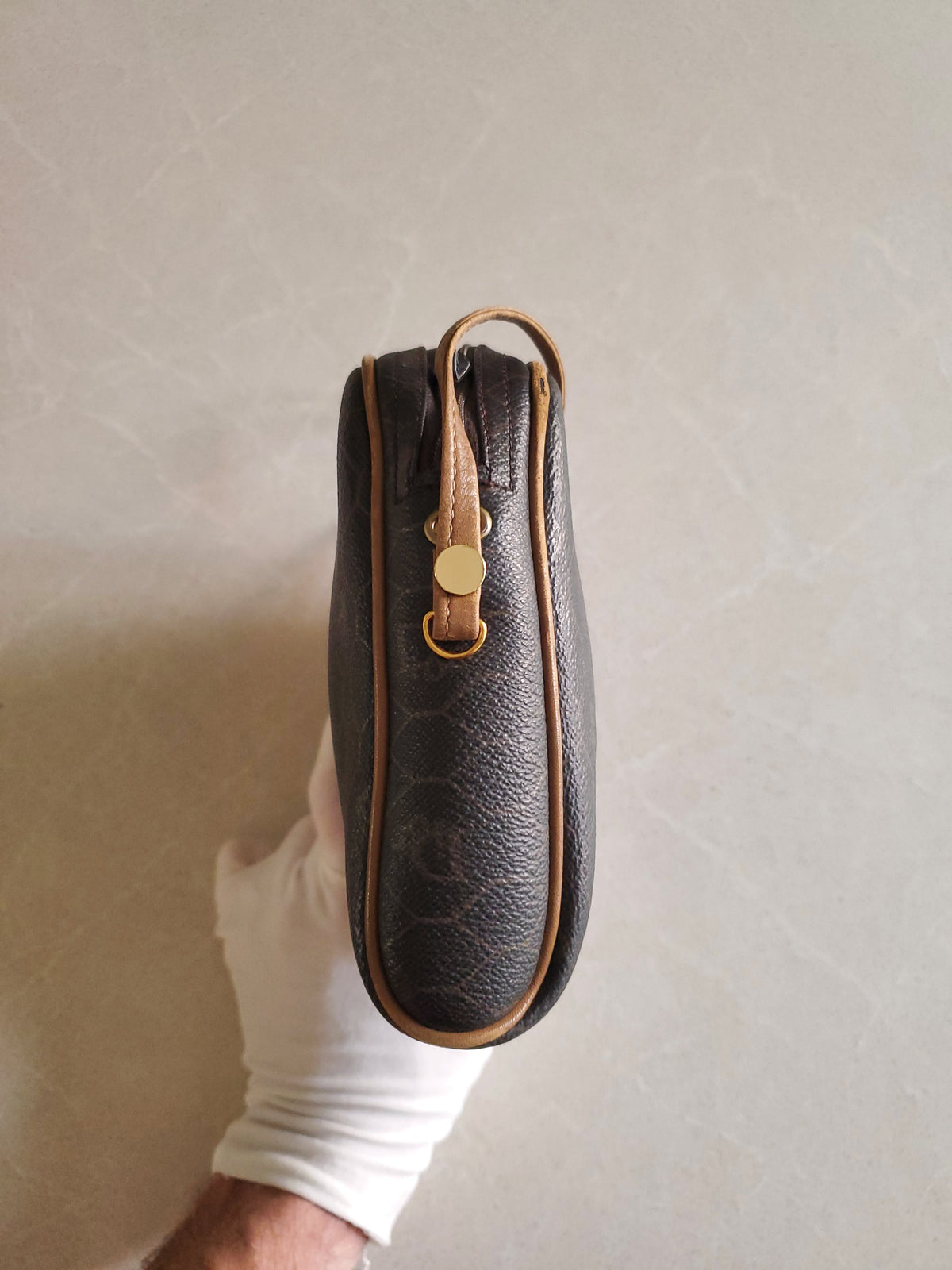 Authentic Vintage Dior Upcycle Purse with Shoulder Strap
