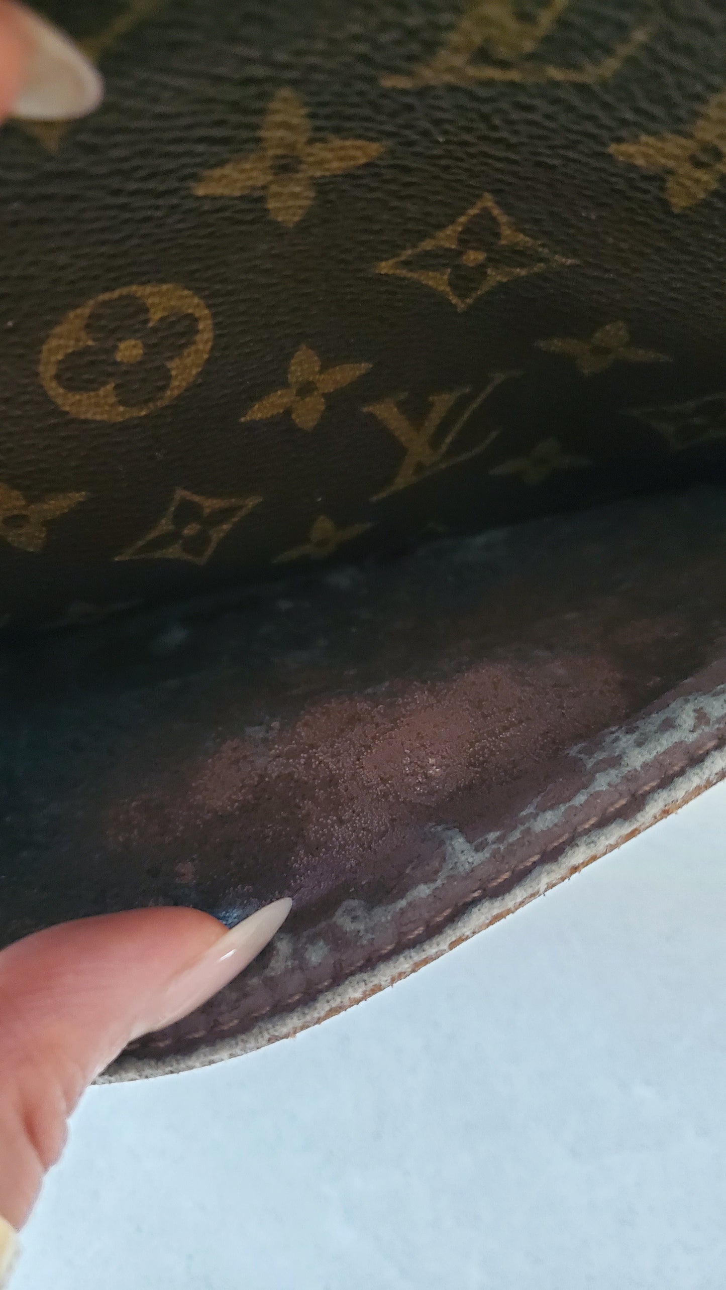 Authentic Vintage Louis Vuitton Upcycle Purse with Strap & Chain