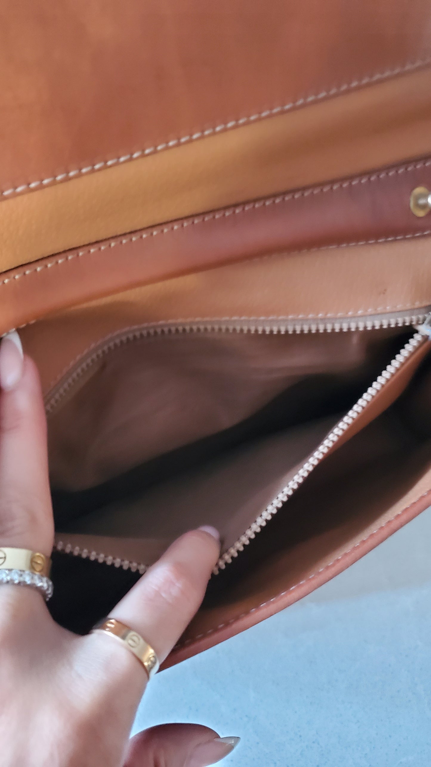 Authentic Vintage Celine Versatile Shoulder/ Crossbody Brown Purse