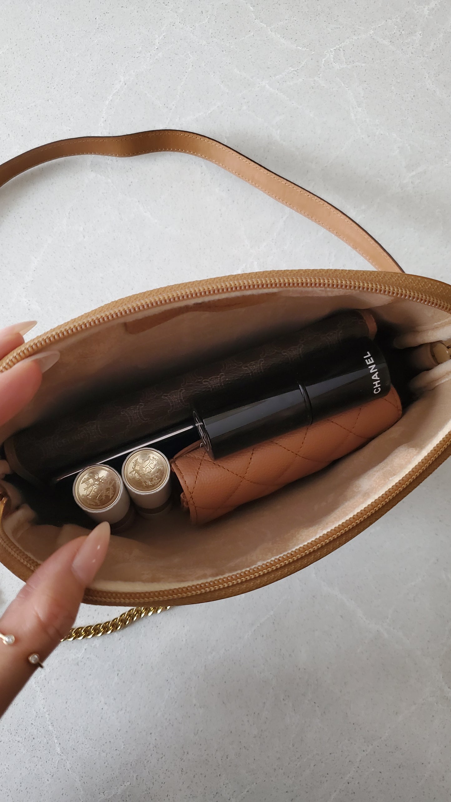 Authentic Vintage Gucci Upcycle Shoulder Purse on Chain/ Strap