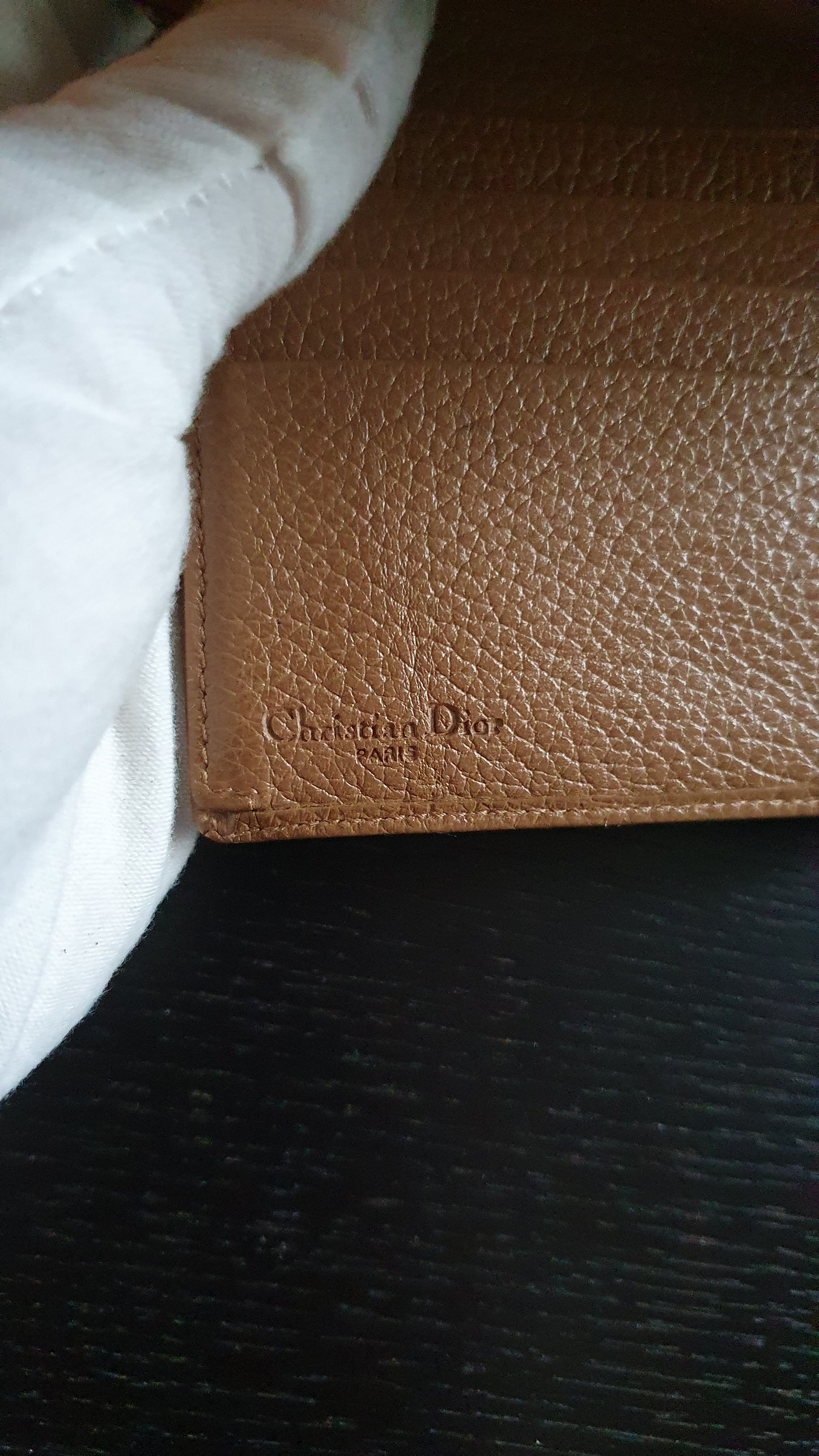 Authentic Vintage Dior Upcycle Wallet with Versatile Chain