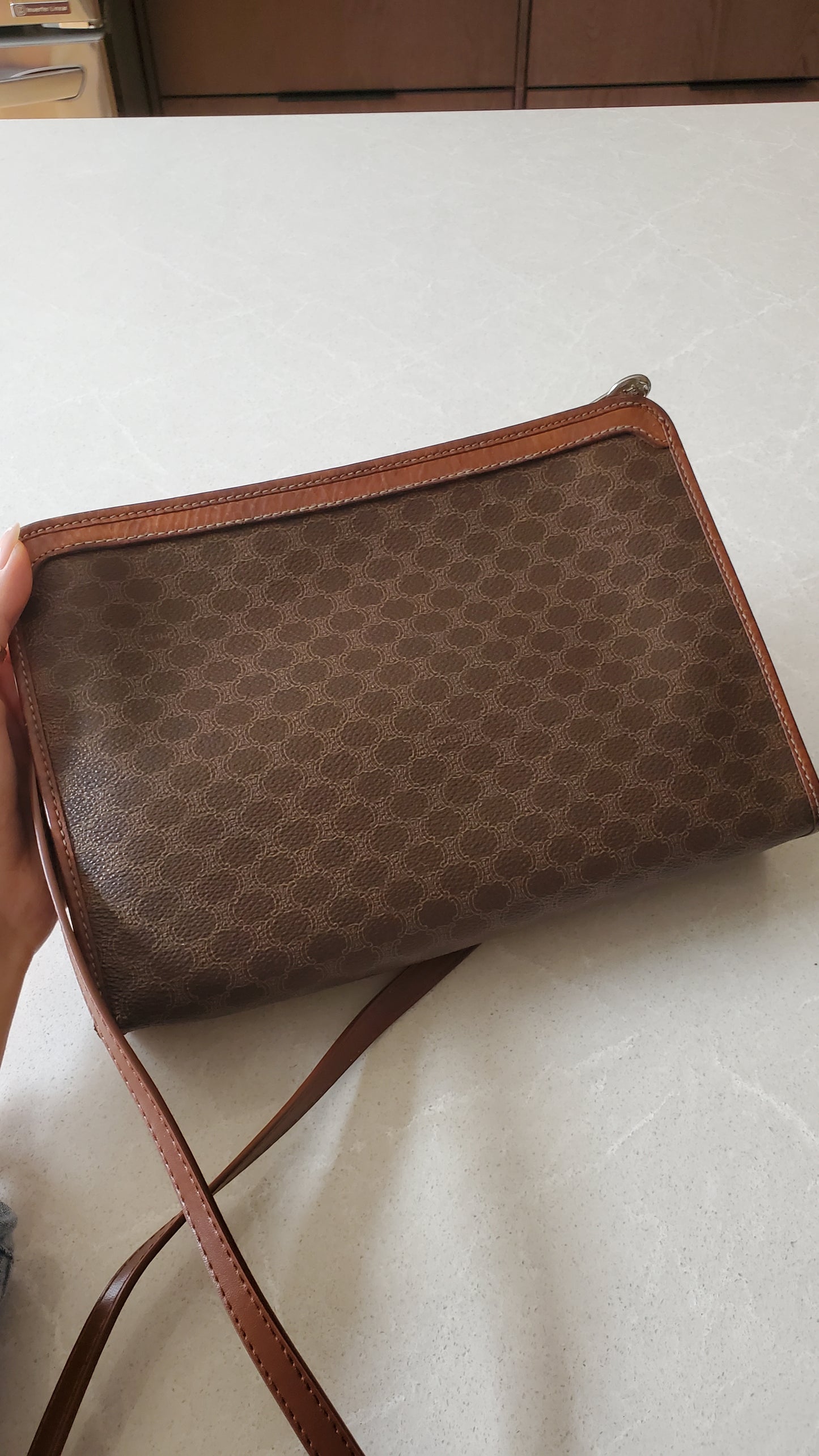 Authentic Vintage Celine Upcycle Purse on Strap
