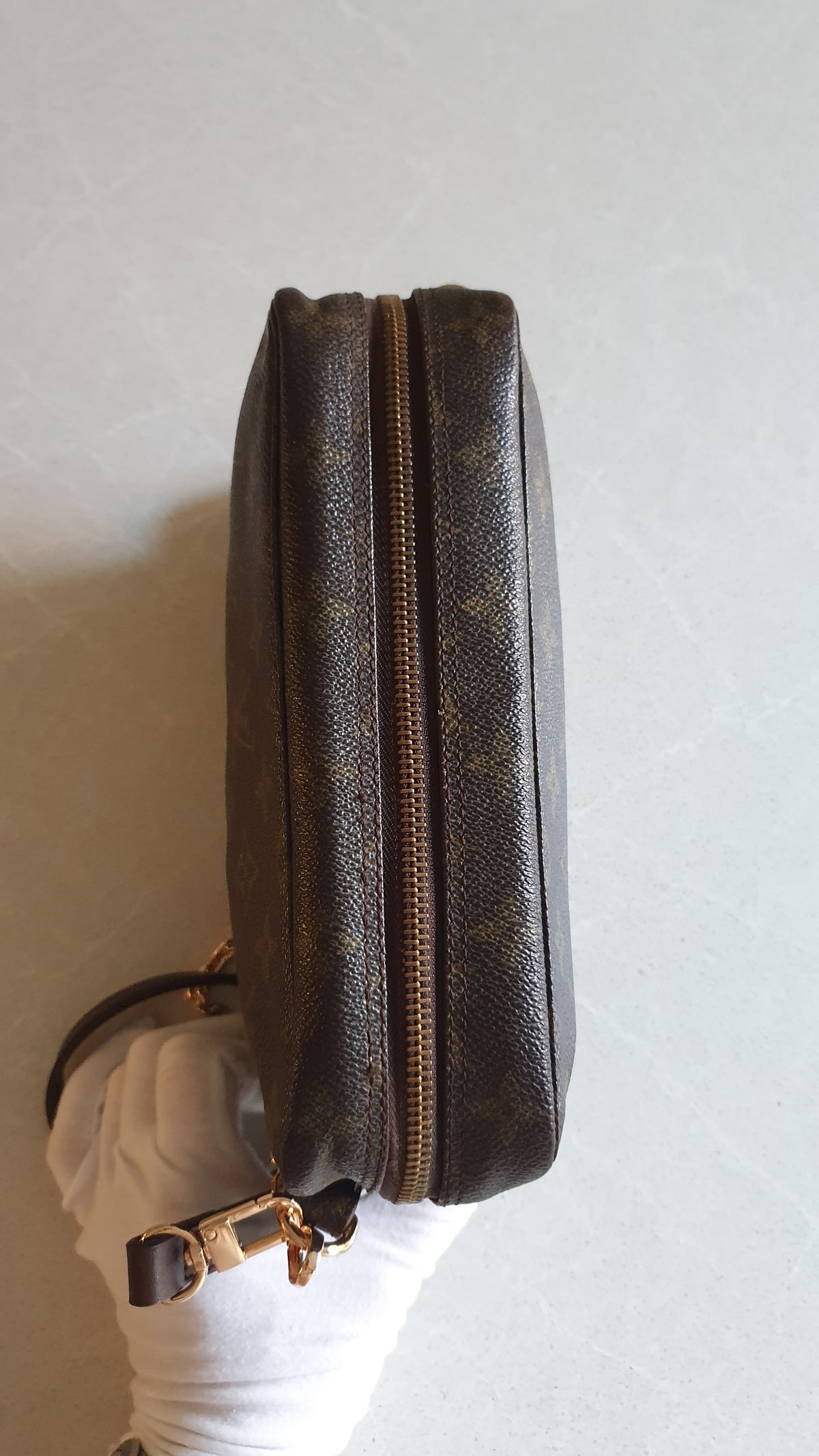 Authentic Vintage Louis Vuitton Upcycle Purse with Straps & Chain