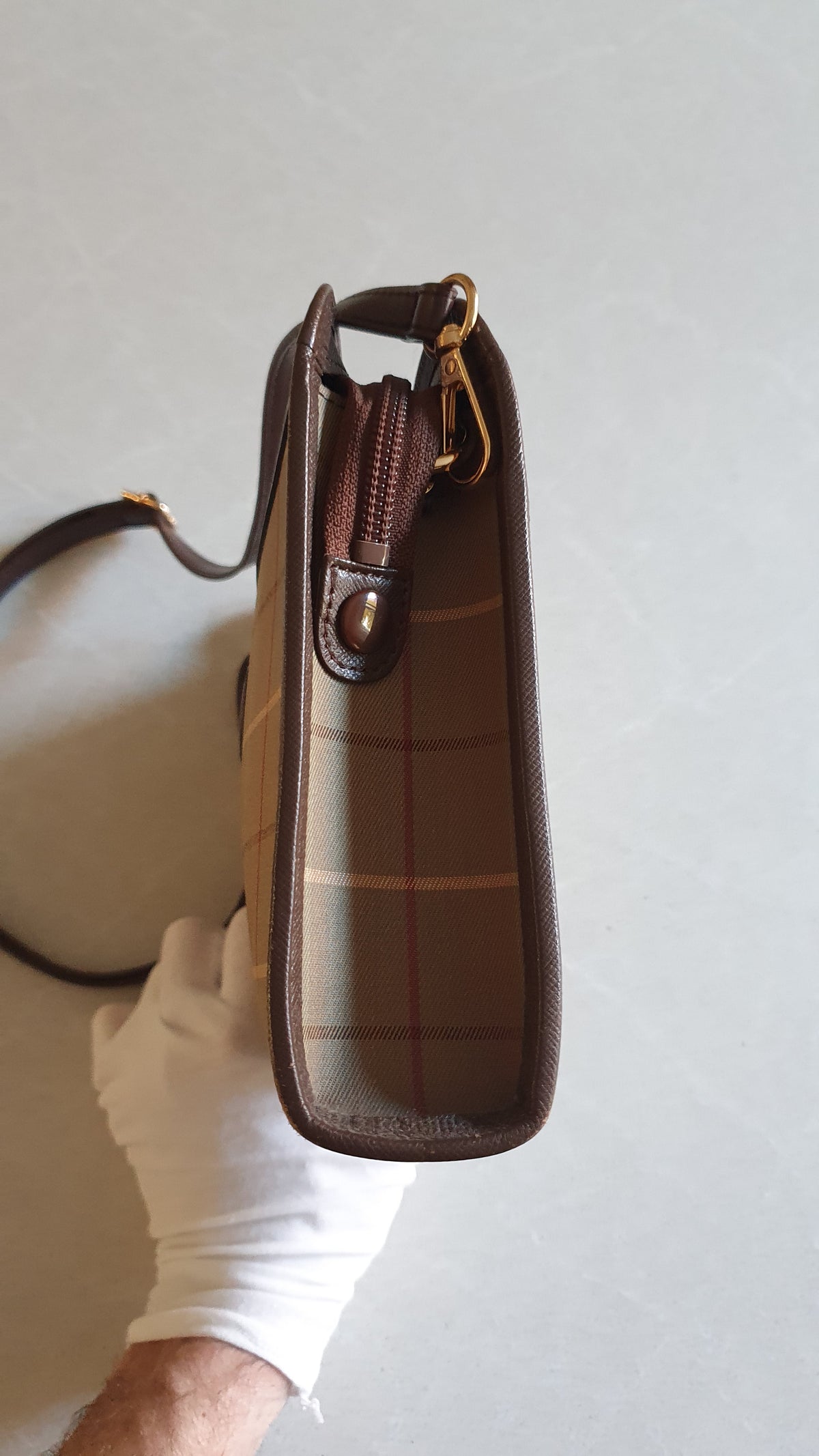 Authentic Burberry Upcycle Purse on Strap