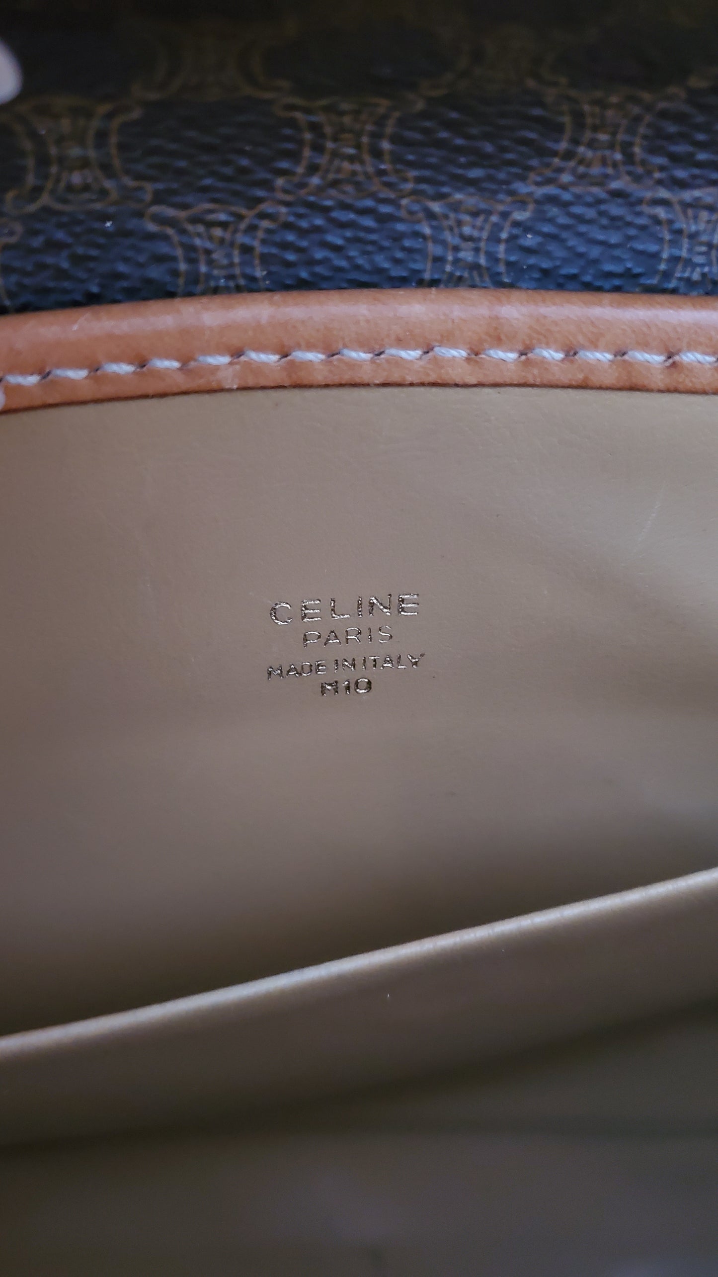 Authentic Vintage Celine (Brown) Upcycle Purse with Straps