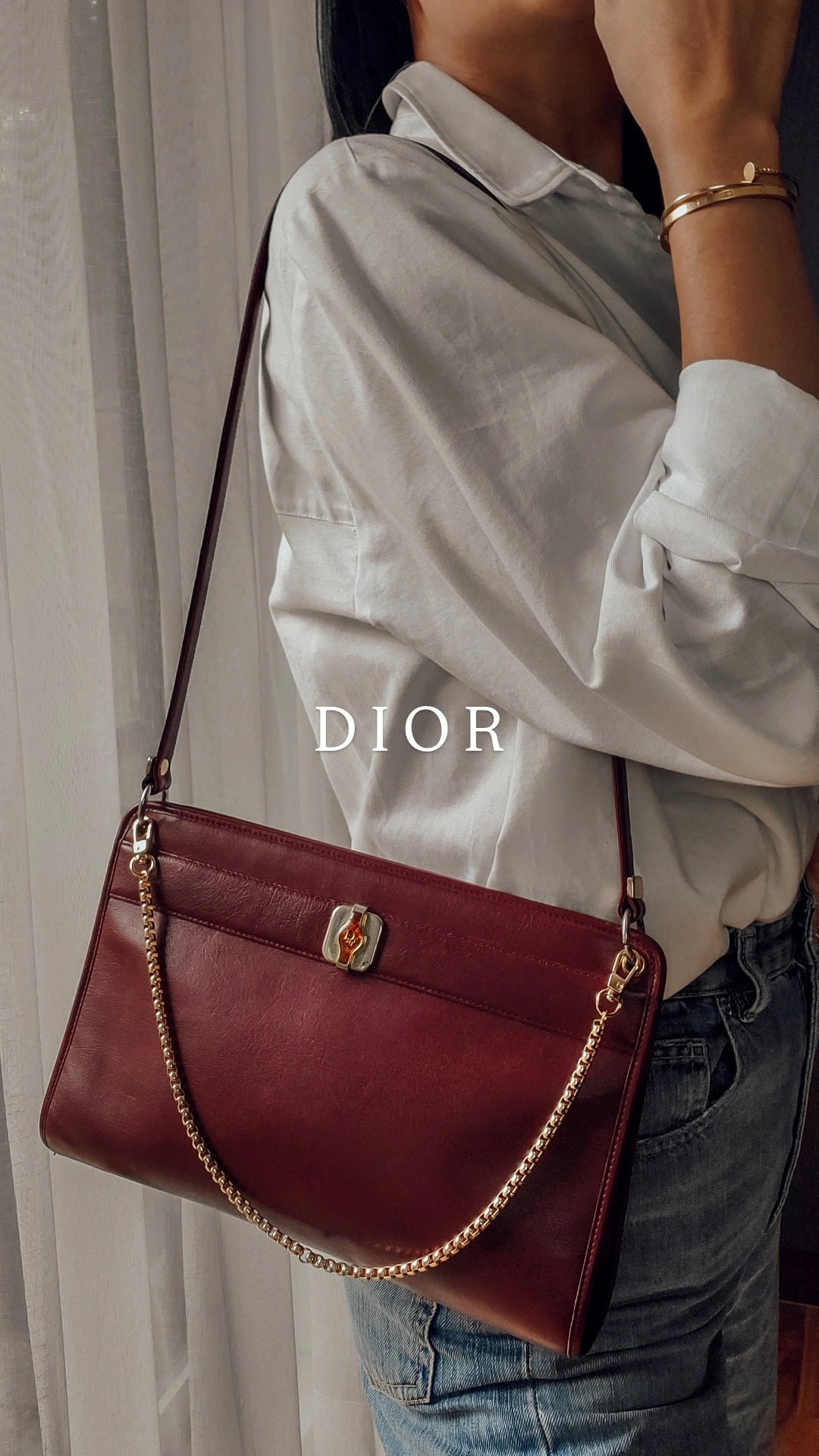 Authentic Vintage Dior Purse (with chain)