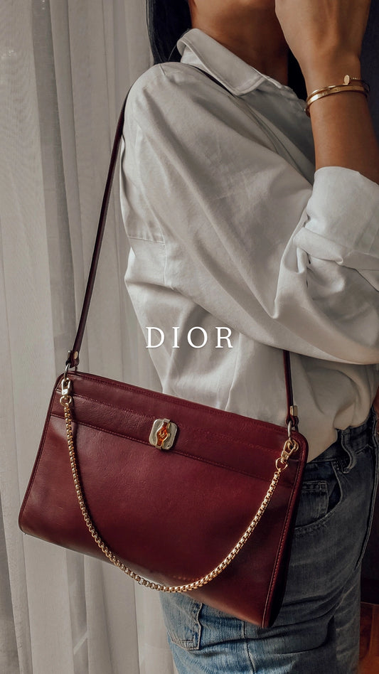 Authentic Vintage Dior Purse (with chain)
