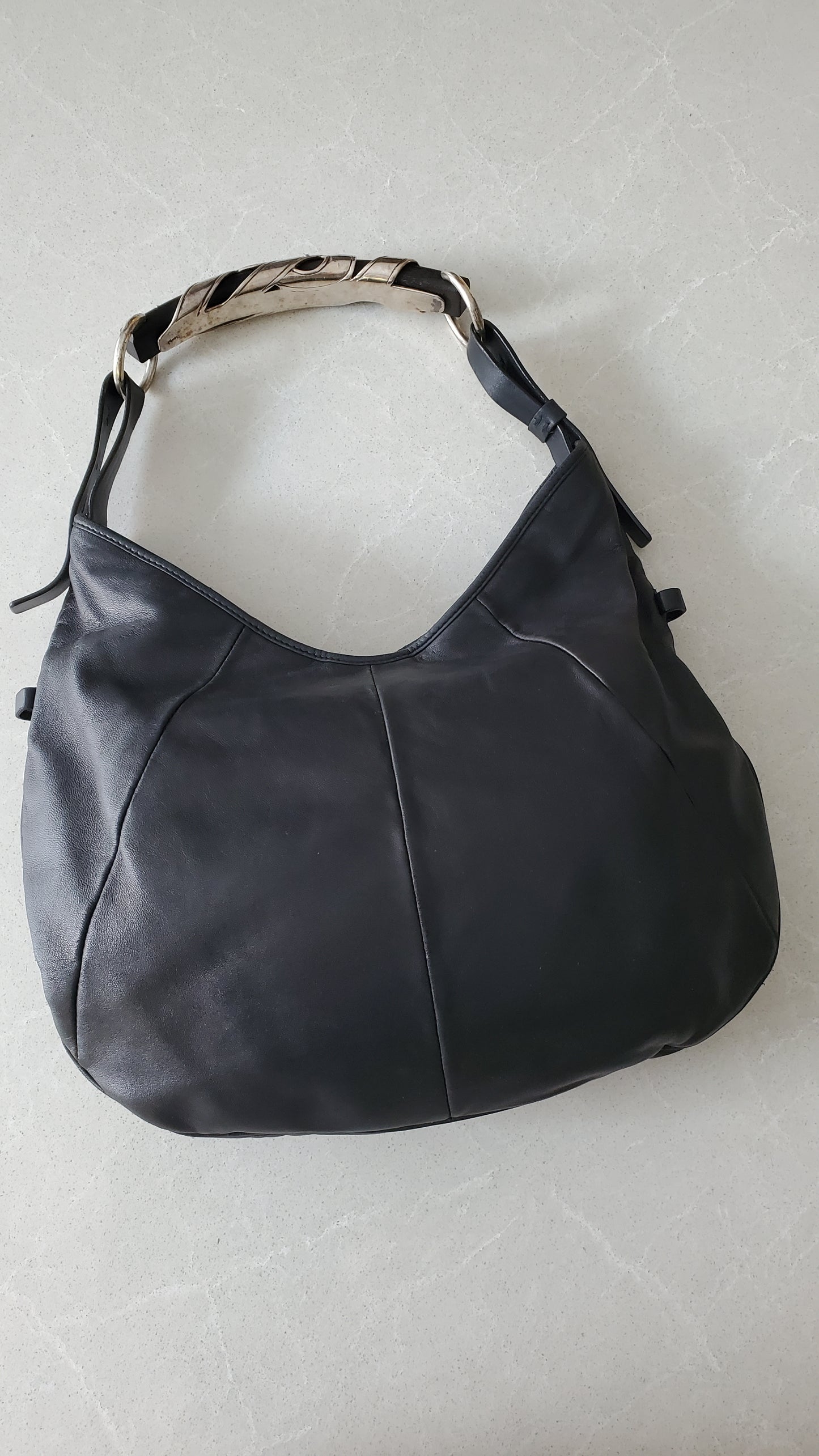 Authentic Vintage Saint Laurent Mombasa Black Iconic 00s It-Bag