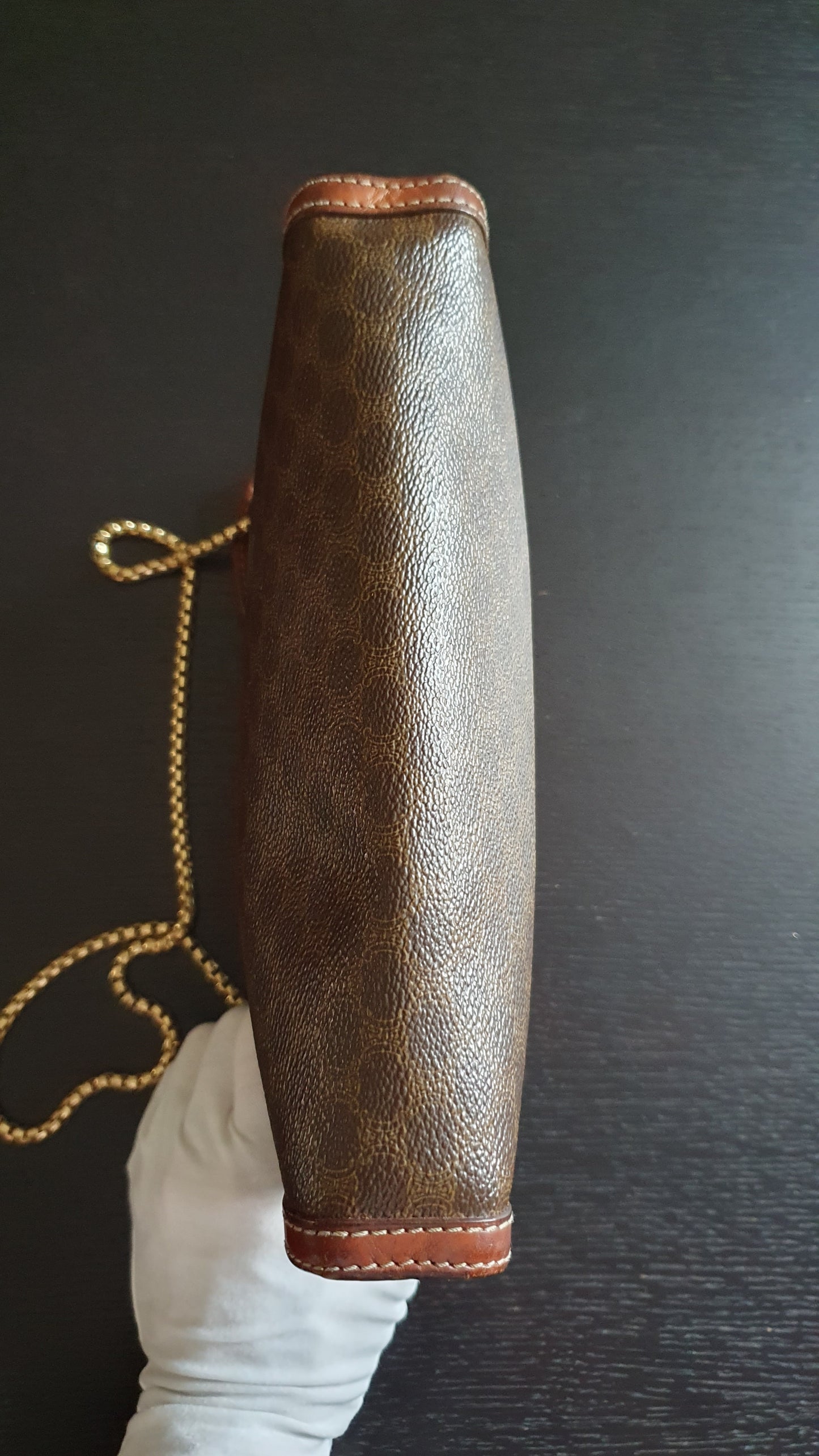 Authentic Vintage Celine Upcycle Purse (with Single Handle Strap)