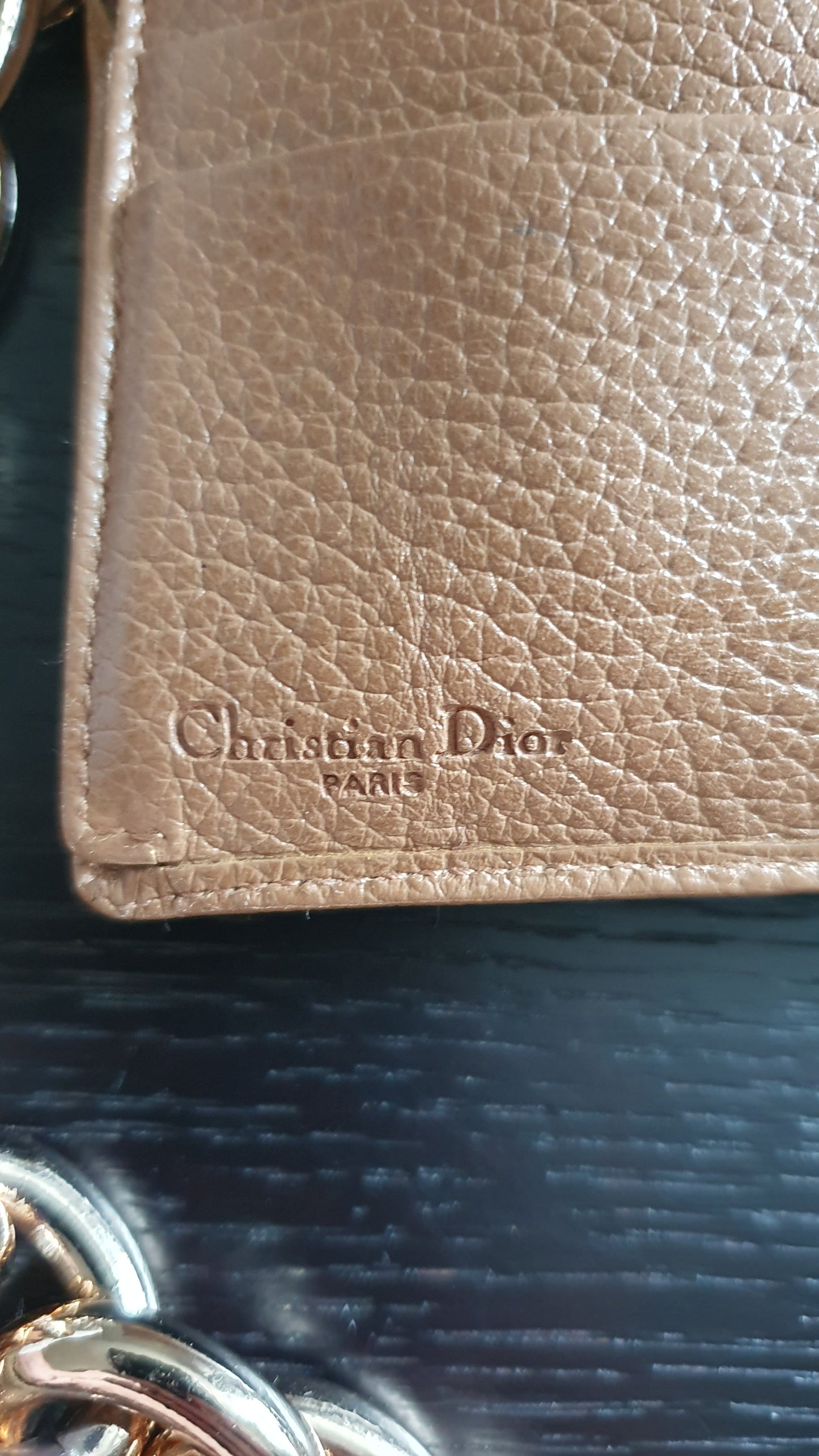 Authentic Vintage Dior Upcycle Wallet with Shoulder Chain