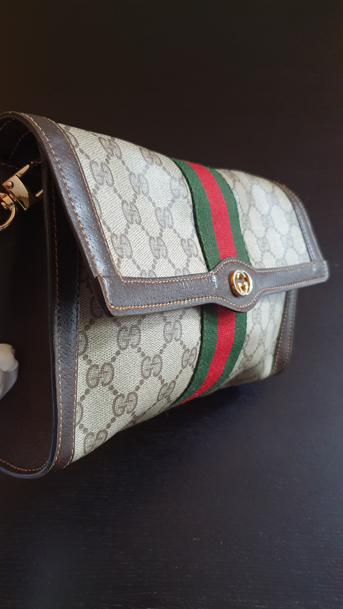 Authentic Vintage Gucci Upcycle Purse with Shoulder Strap (2/2)