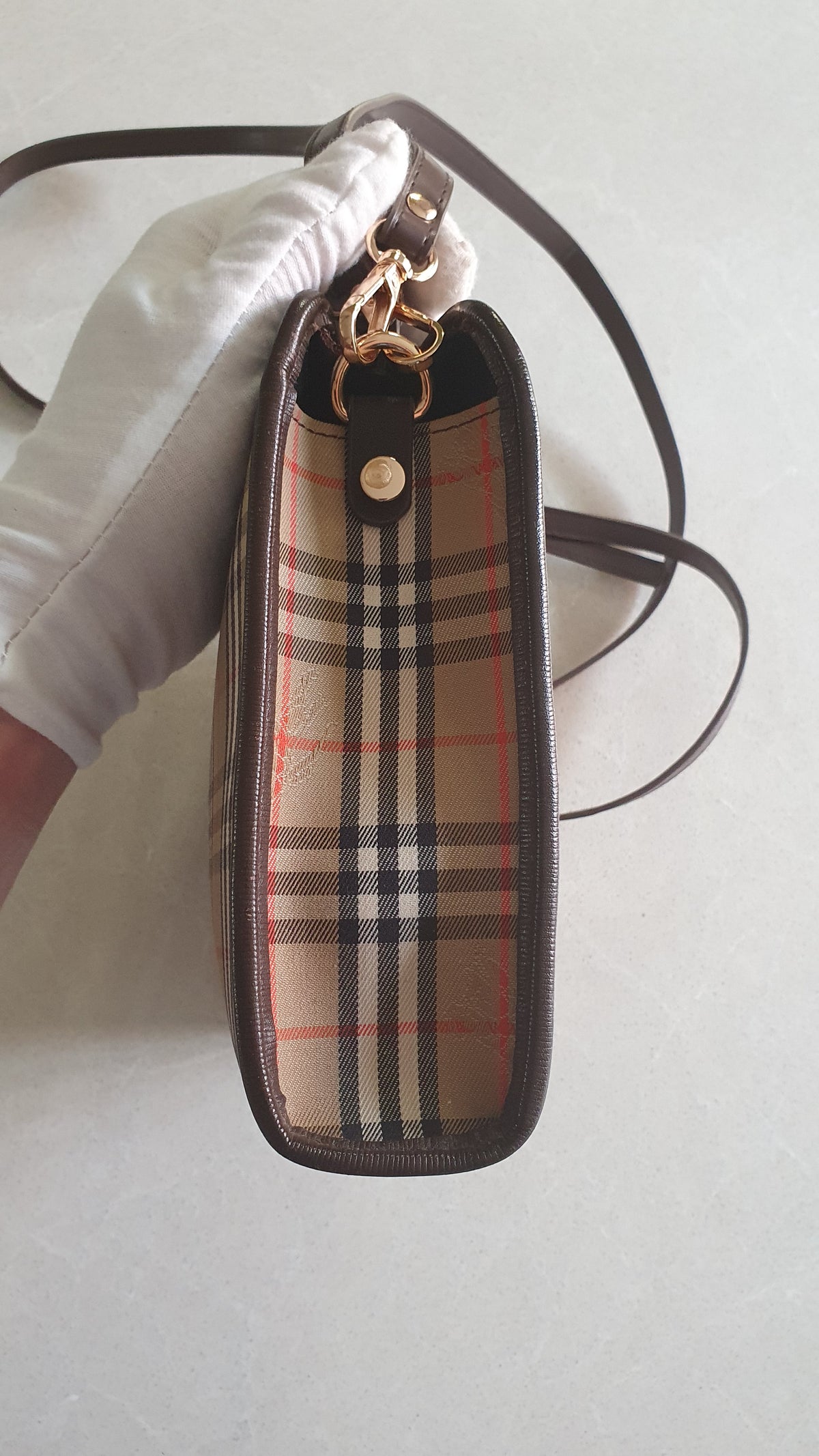 Authentic Burberry Upcycle Purse with Straps