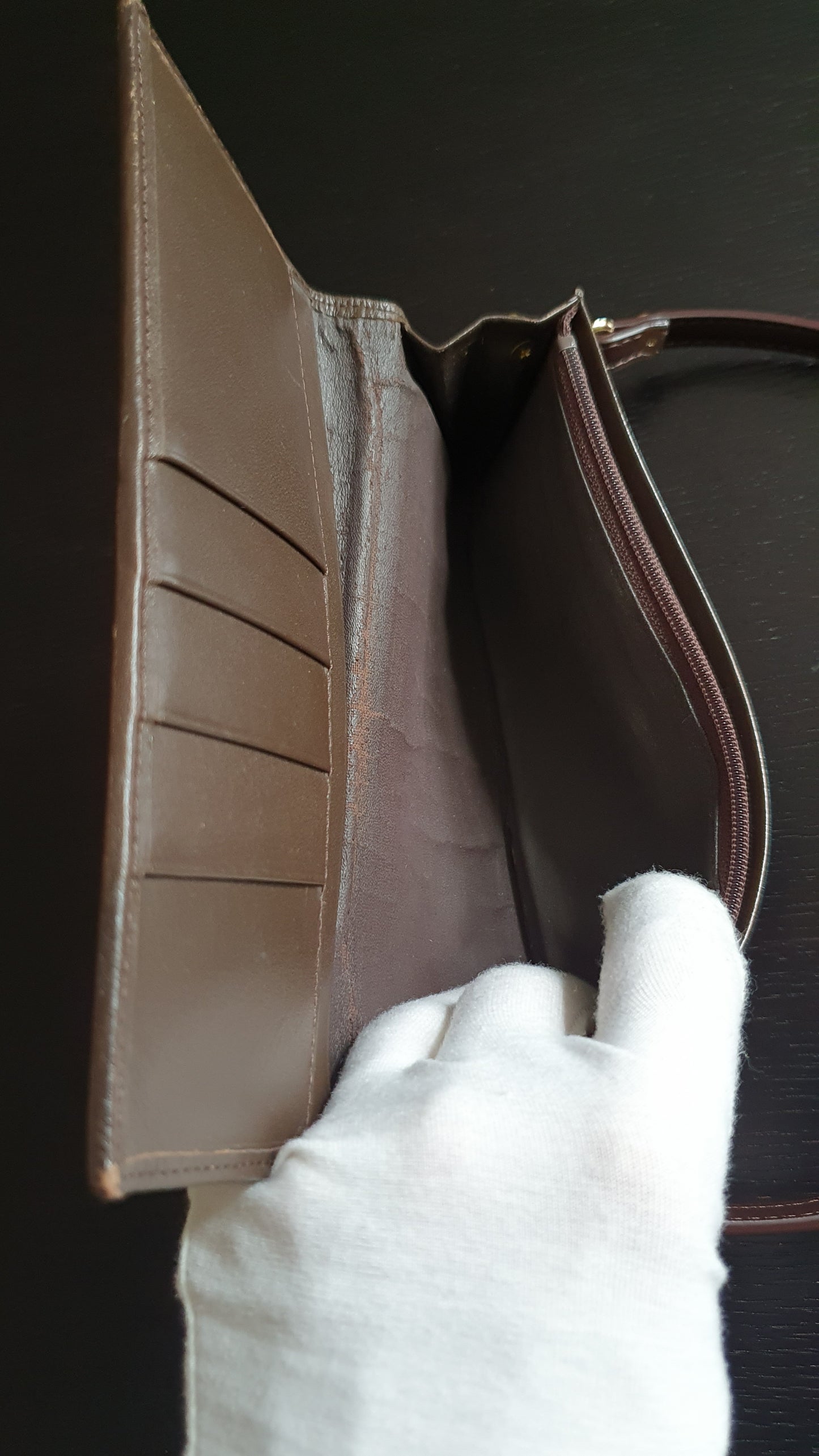 Authentic Burberry Upcycle Flap Wallet with Shoulder Strap