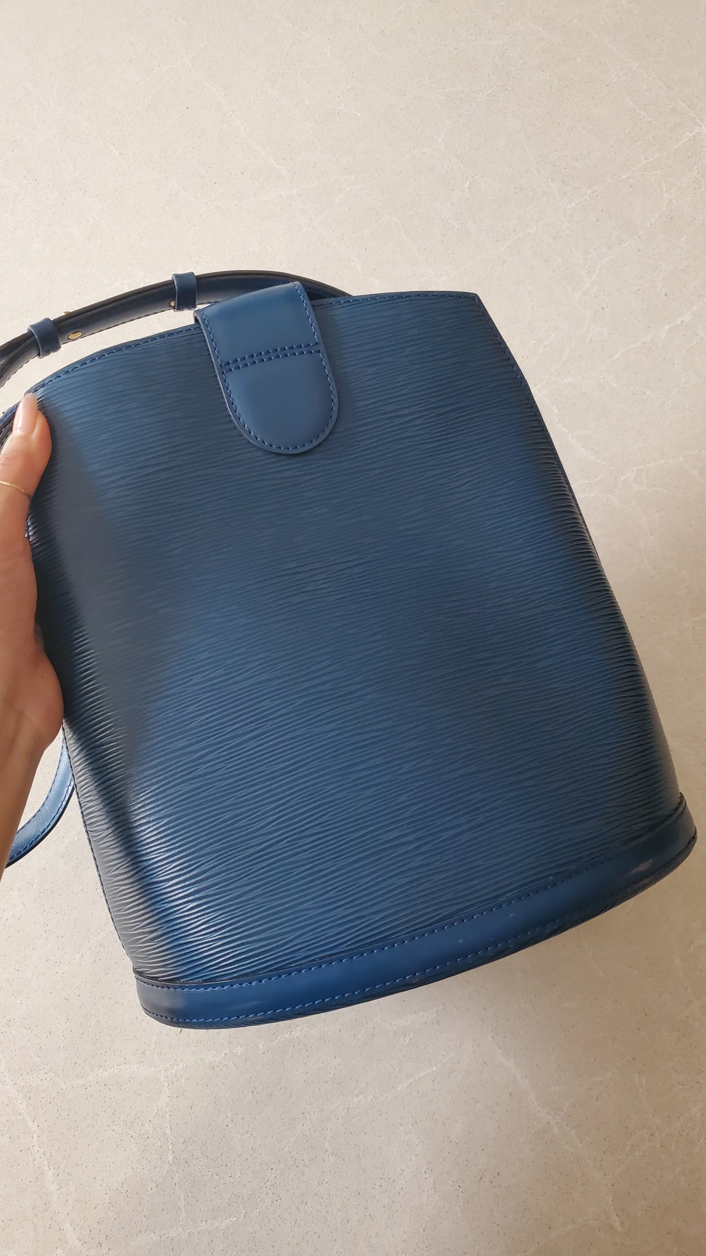 Authentic Vintage Louis Vuitton Blue Epi Bag
