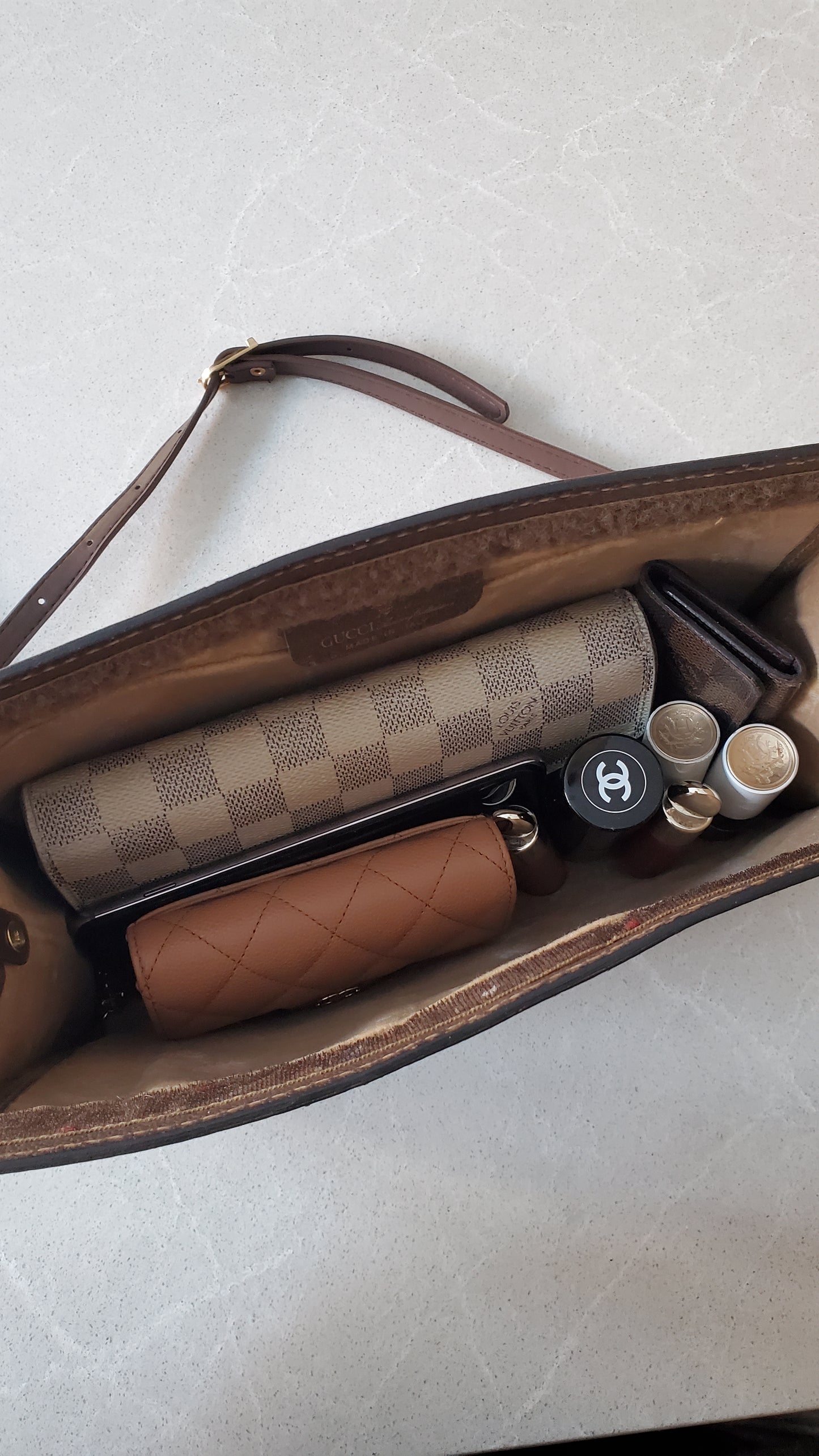 Authentic Vintage Gucci Upcycle Purse with Chain & Strap