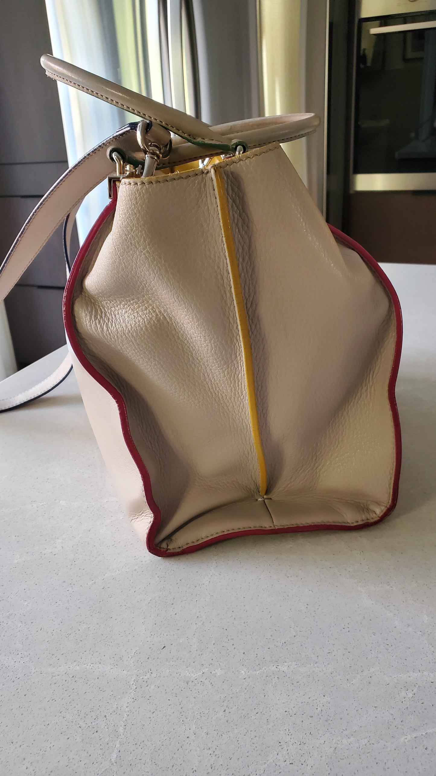 Authentic Fendi Large Leather Bag