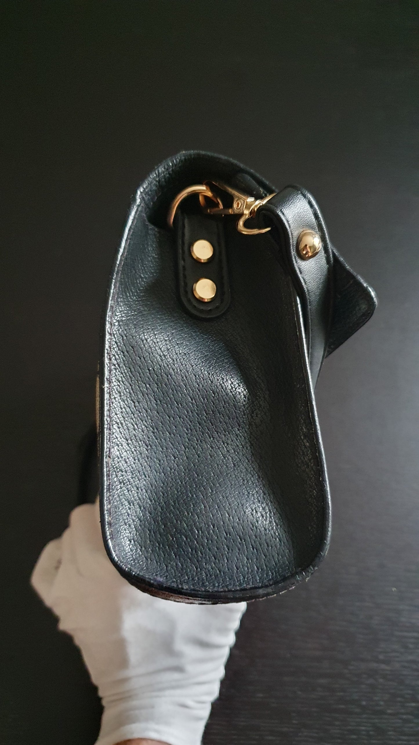 Authentic Vintage Gucci Upcycle (Dark Navy) Versatile Purse