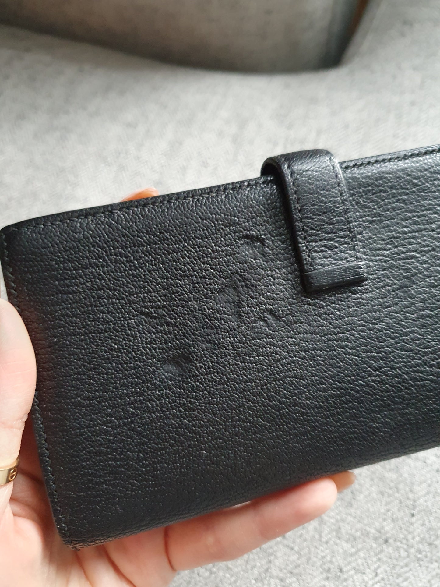 *New Drop* Authentic Hermès Bearn Black Veau Epsom Wallet