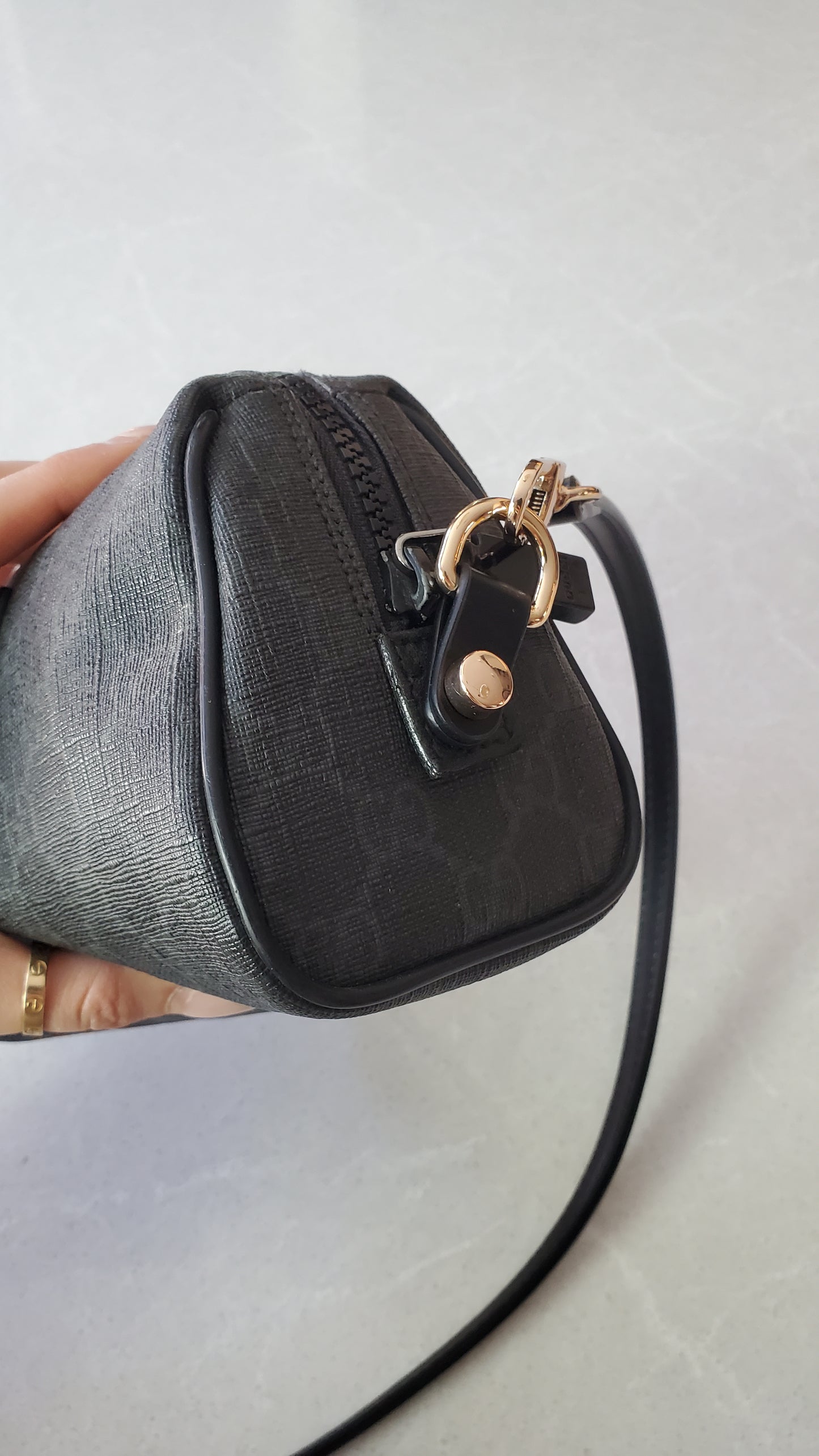 Authentic Gucci Upcycle Black Purse with Strap