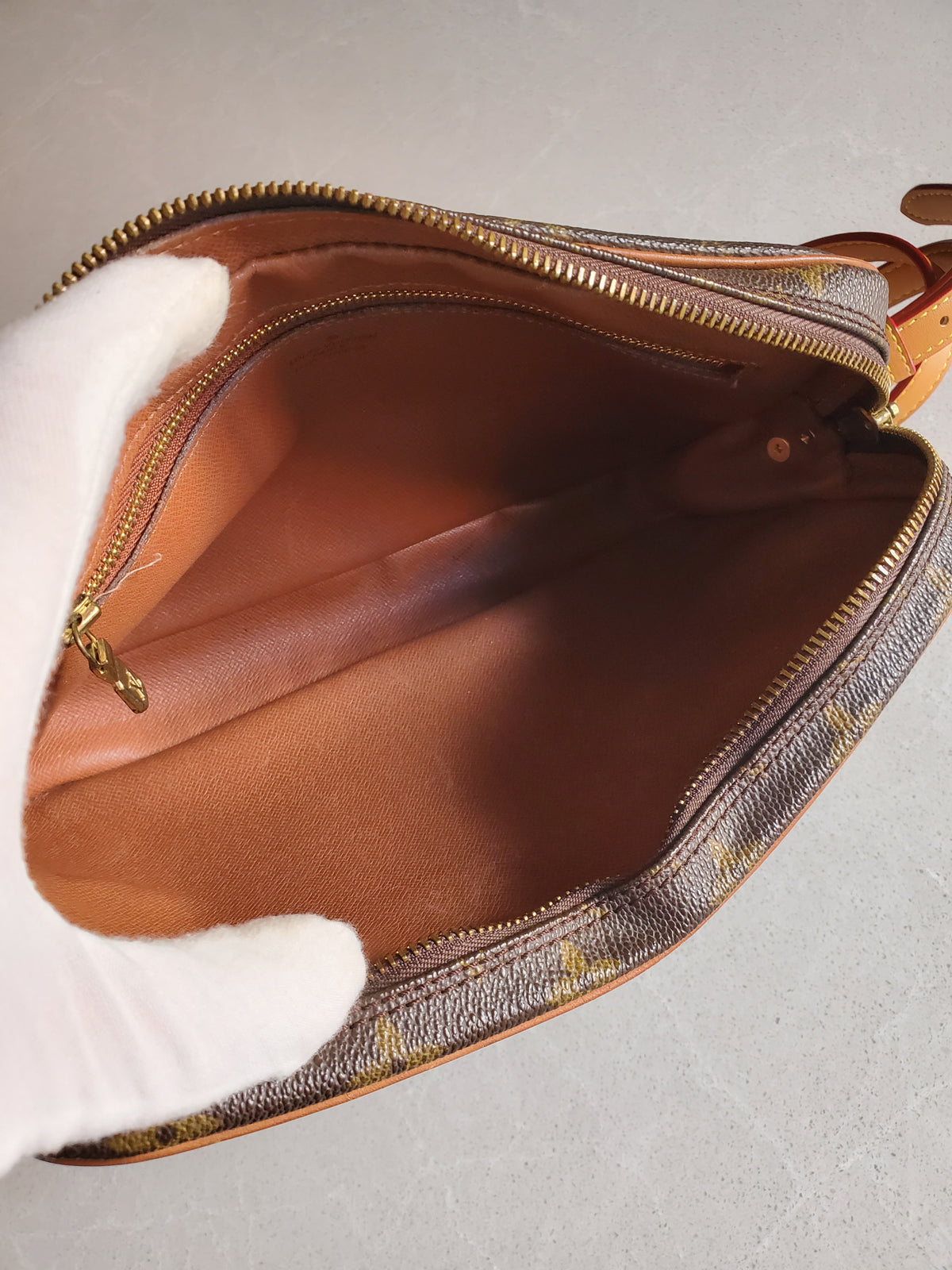 Authentic Vintage Louis Vuitton (2) Upcycle Purse with Strap & Chain