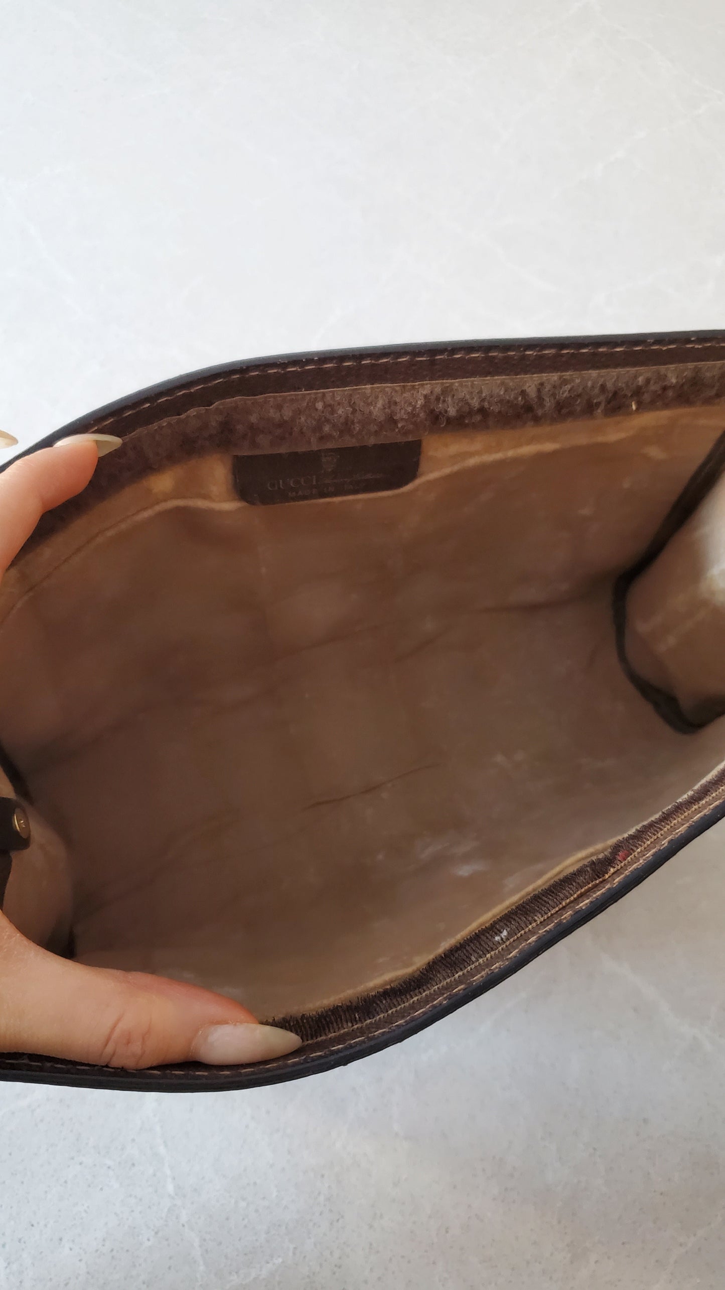 Authentic Vintage Gucci Upcycle Purse with Chain & Strap