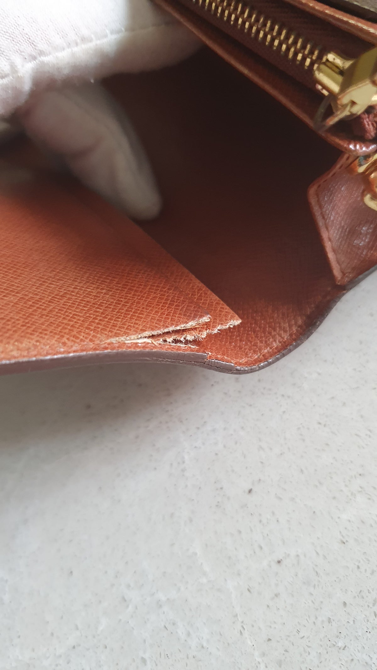 Authentic Vintage Louis Vuitton Upcycle Small Wallet (2) with Strap and Chain