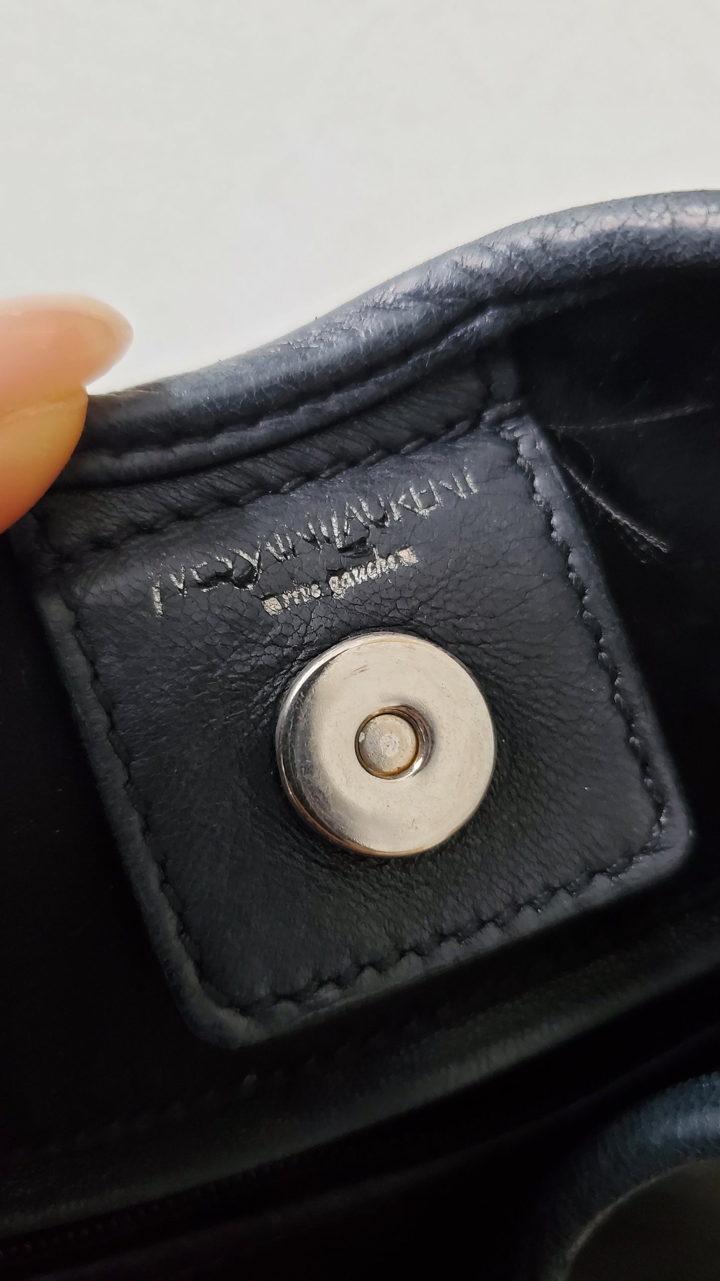 Authentic Vintage Saint Laurent Mombasa Black Iconic 00s It-Bag