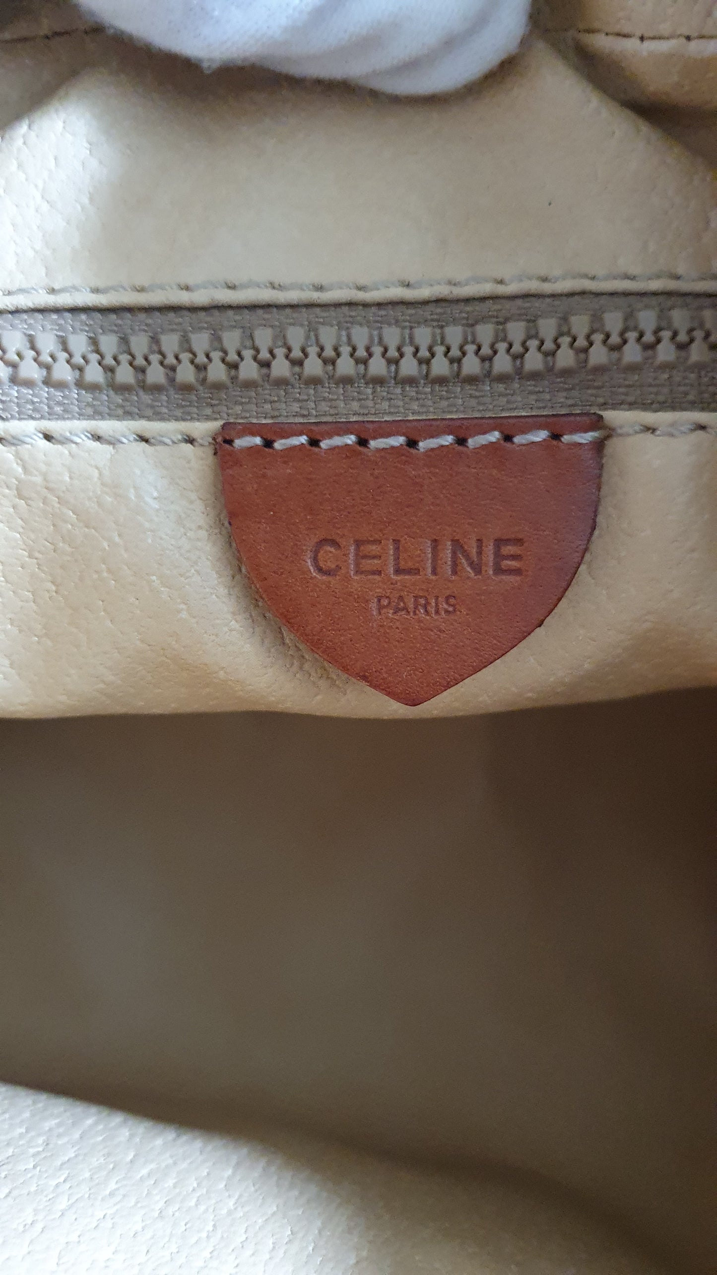 Authentic Vintage Celine Brown Upcycle Purse with Straps