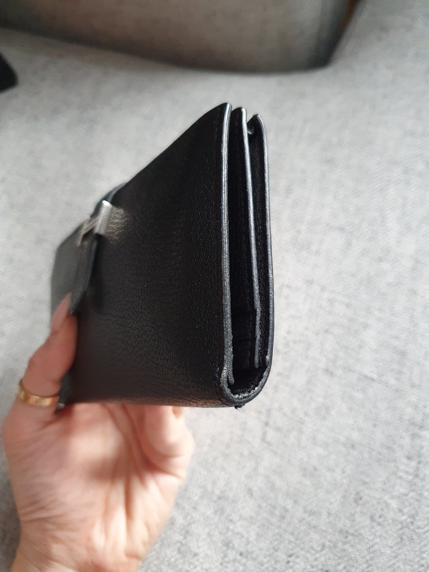 *New Drop* Authentic Hermès Bearn Black Veau Epsom Wallet