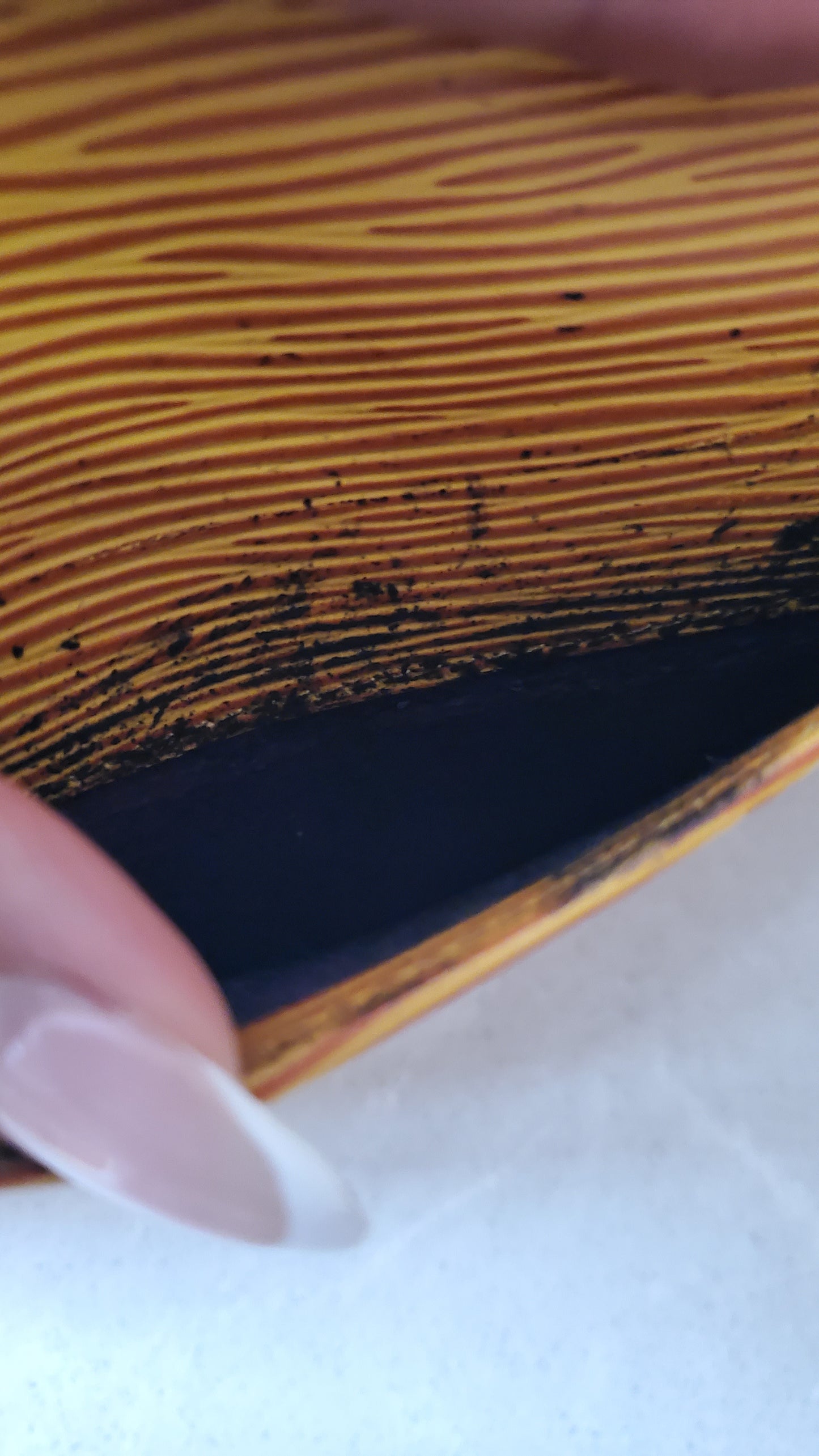 Authentic Vintage Louis Vuitton Upcycle Yellow Epi Purse on Chains