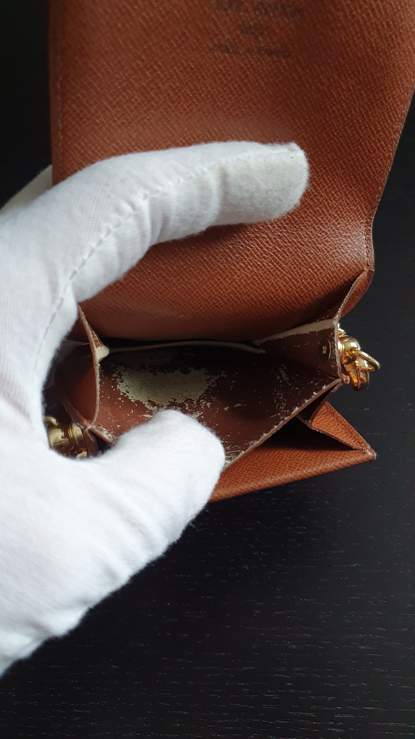 Authentic Vintage Louis Vuitton (2) Upcycle Mini Pouch with Strap