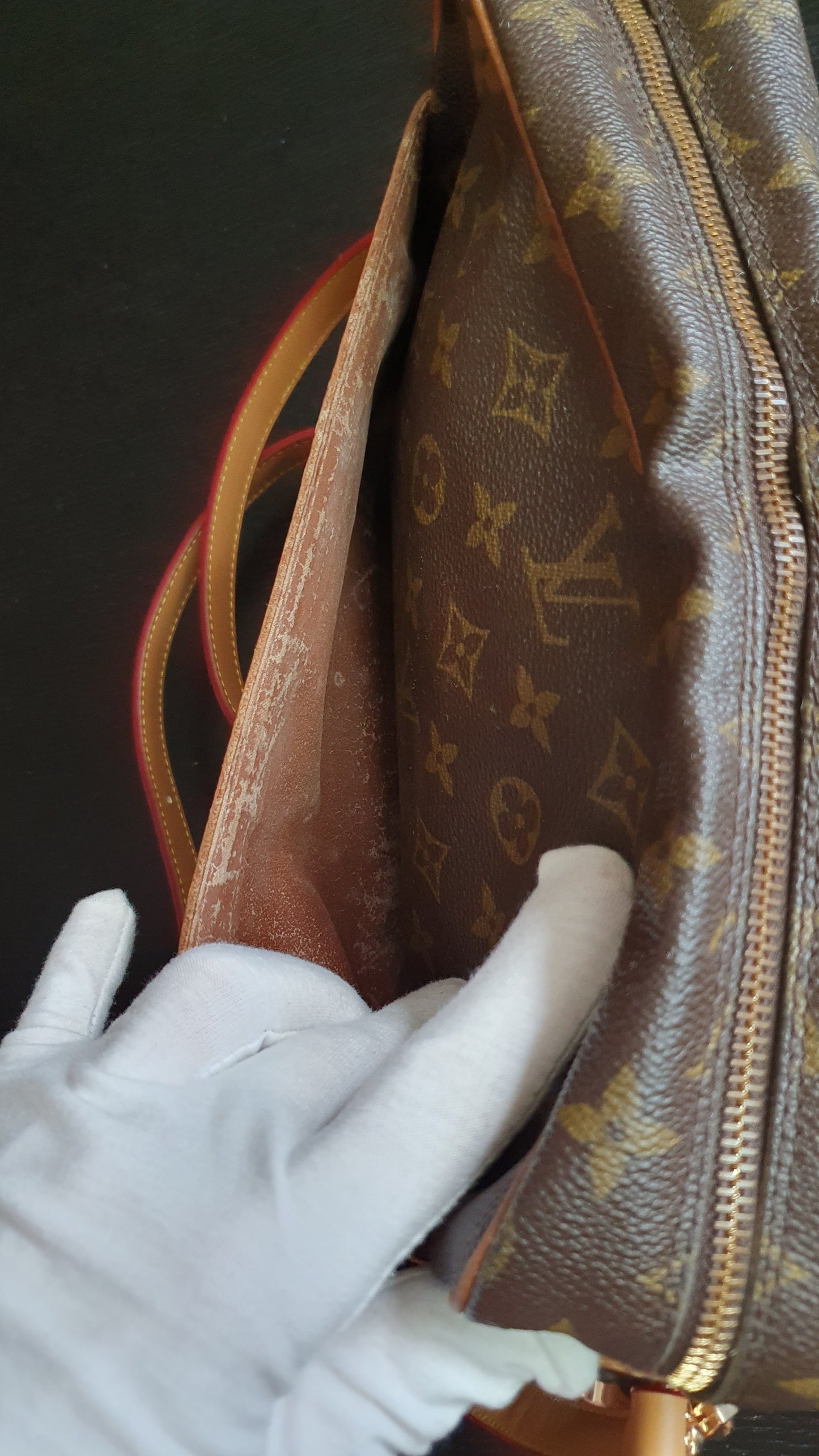 Authentic Vintage Louis Vuitton (873.SL) Upcycle Purse with Strap & Chain