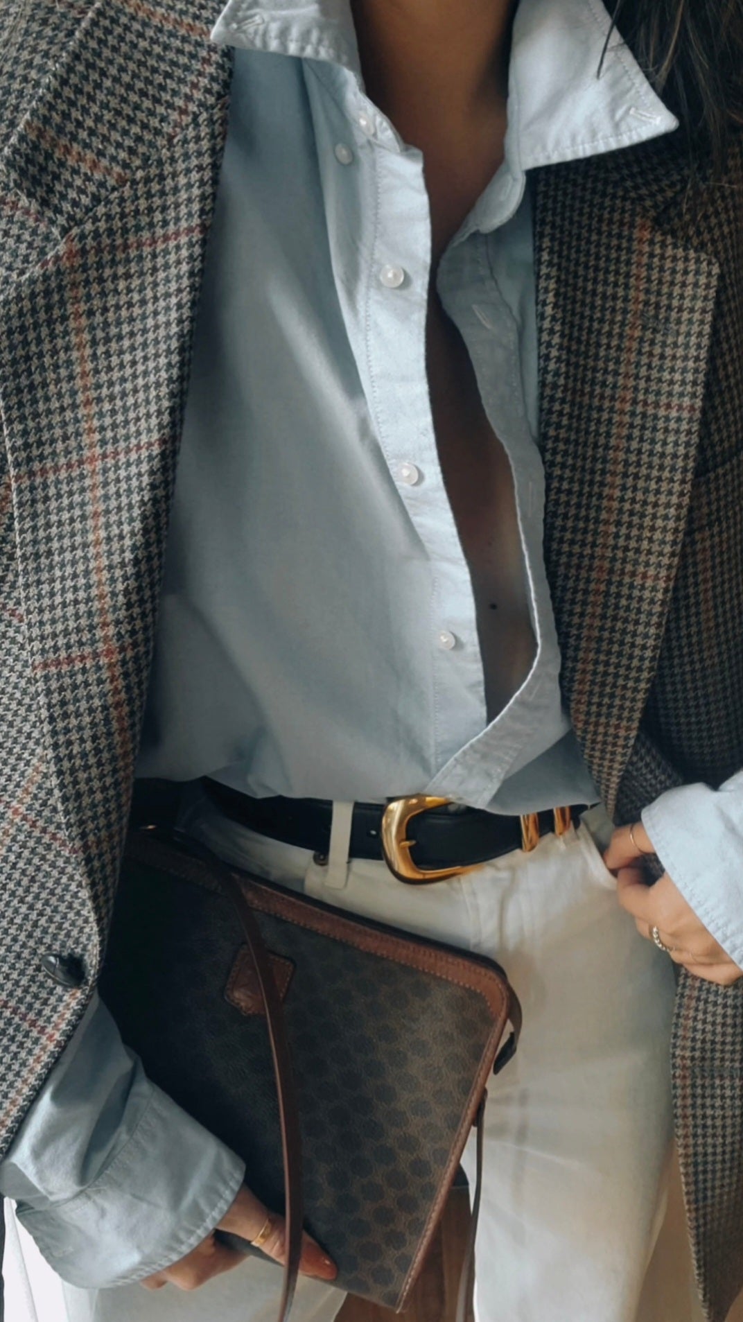 Authentic Vintage Celine Upcycle Purse on Strap