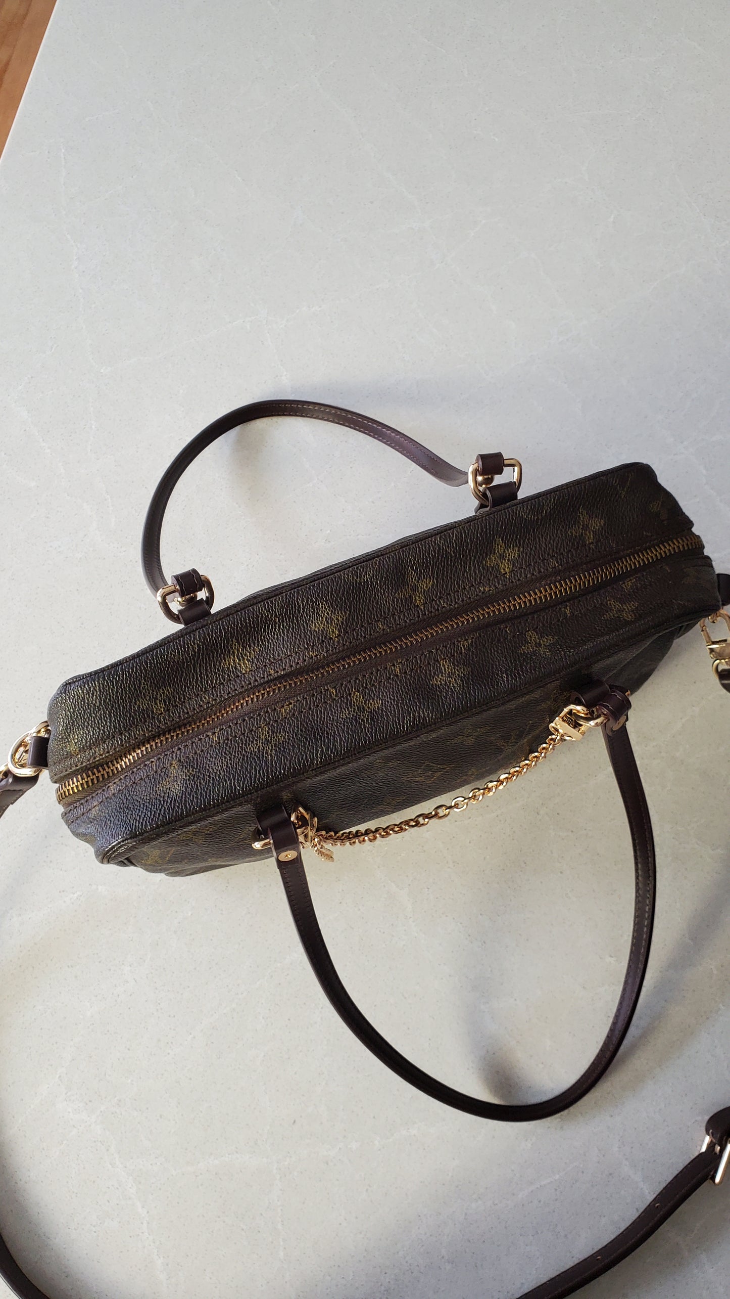 Authentic Vintage Louis Vuitton Upcycle New Gen Charm Shoulder/ Crossbody Bag