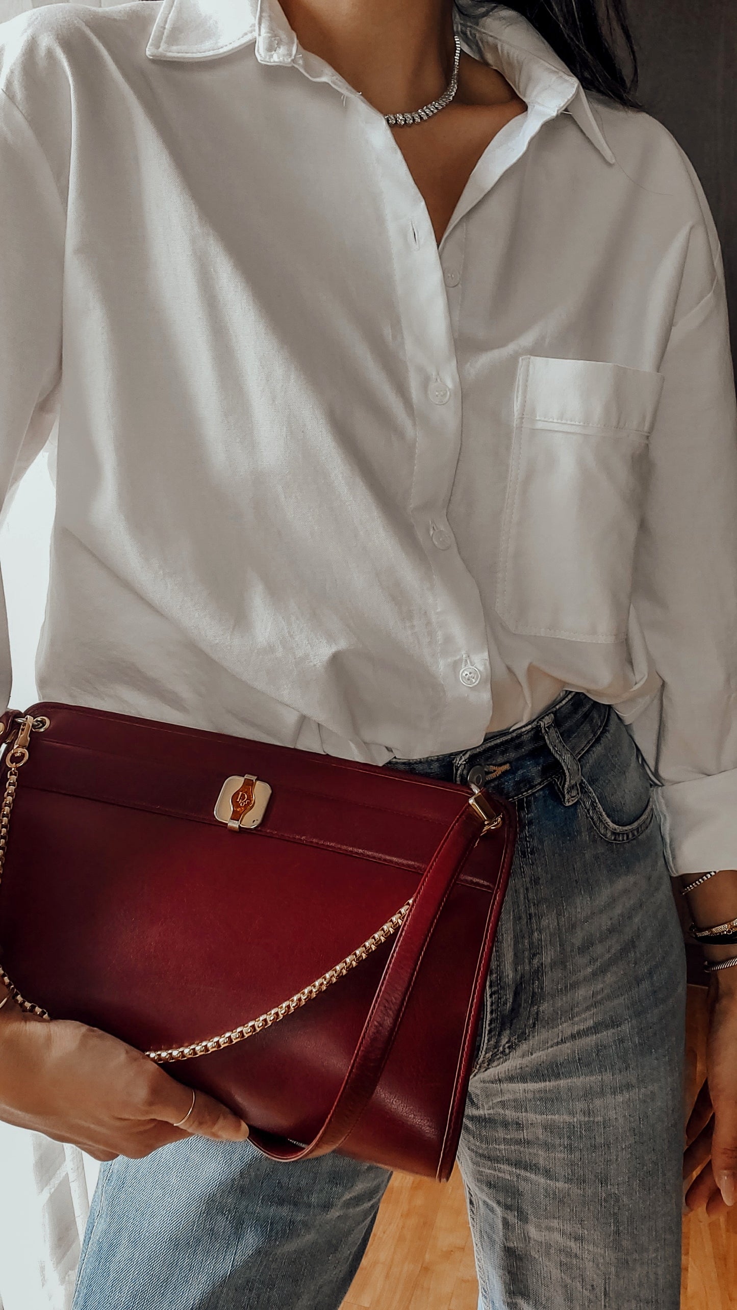 Authentic Vintage Dior Purse (with chain)