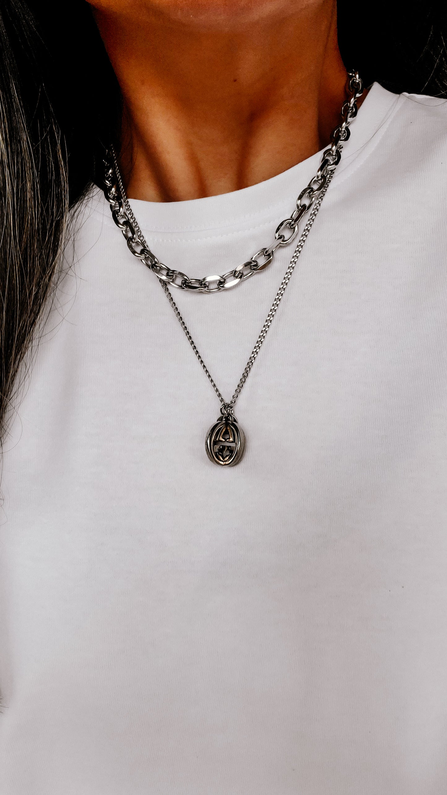 Authentic Gucci Upcycle Layers Necklace