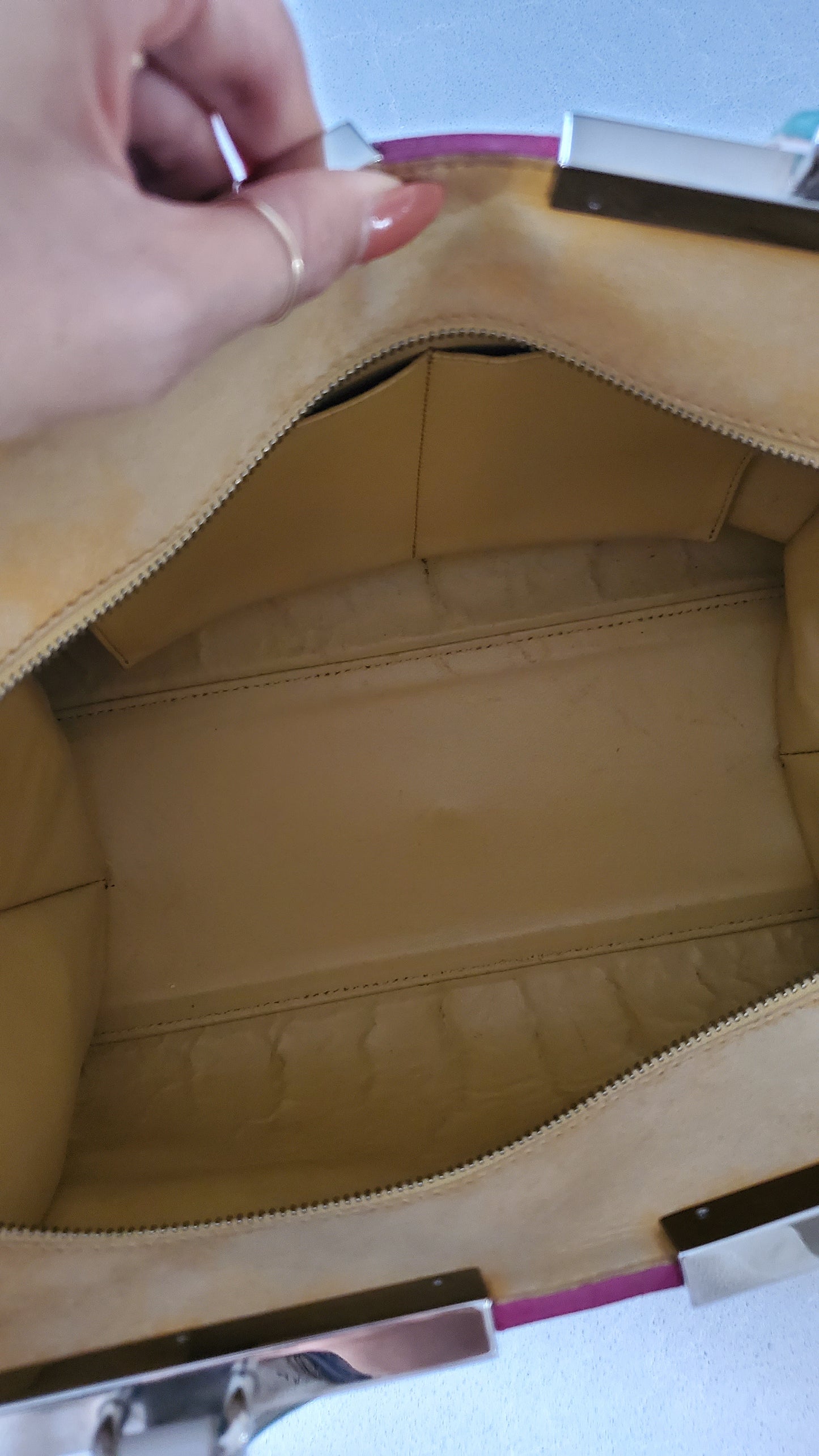Authentic Fendi Large Leather Bag