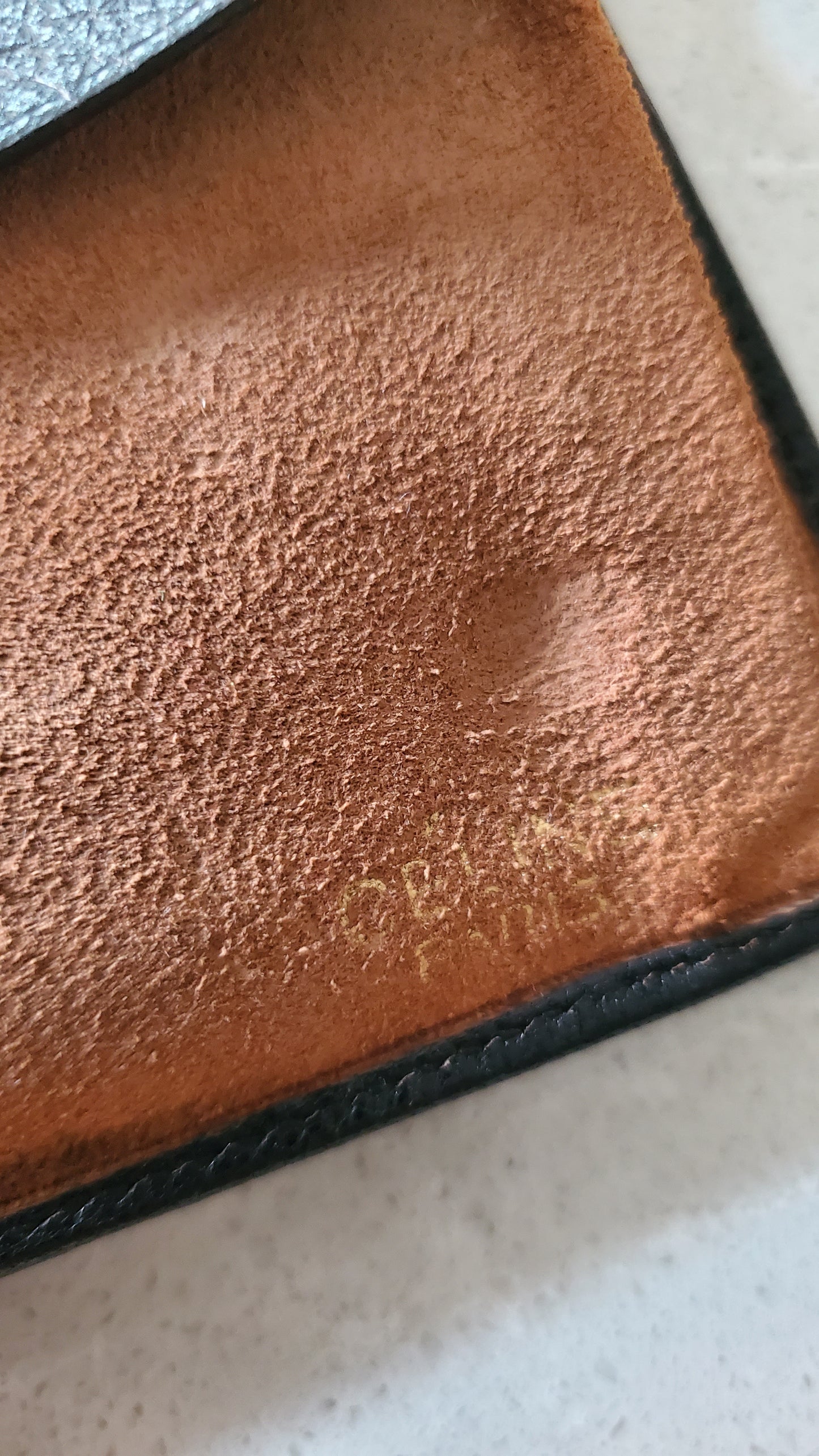 Authentic Vintage Celine Upcycle Long Black Wallet on Strap