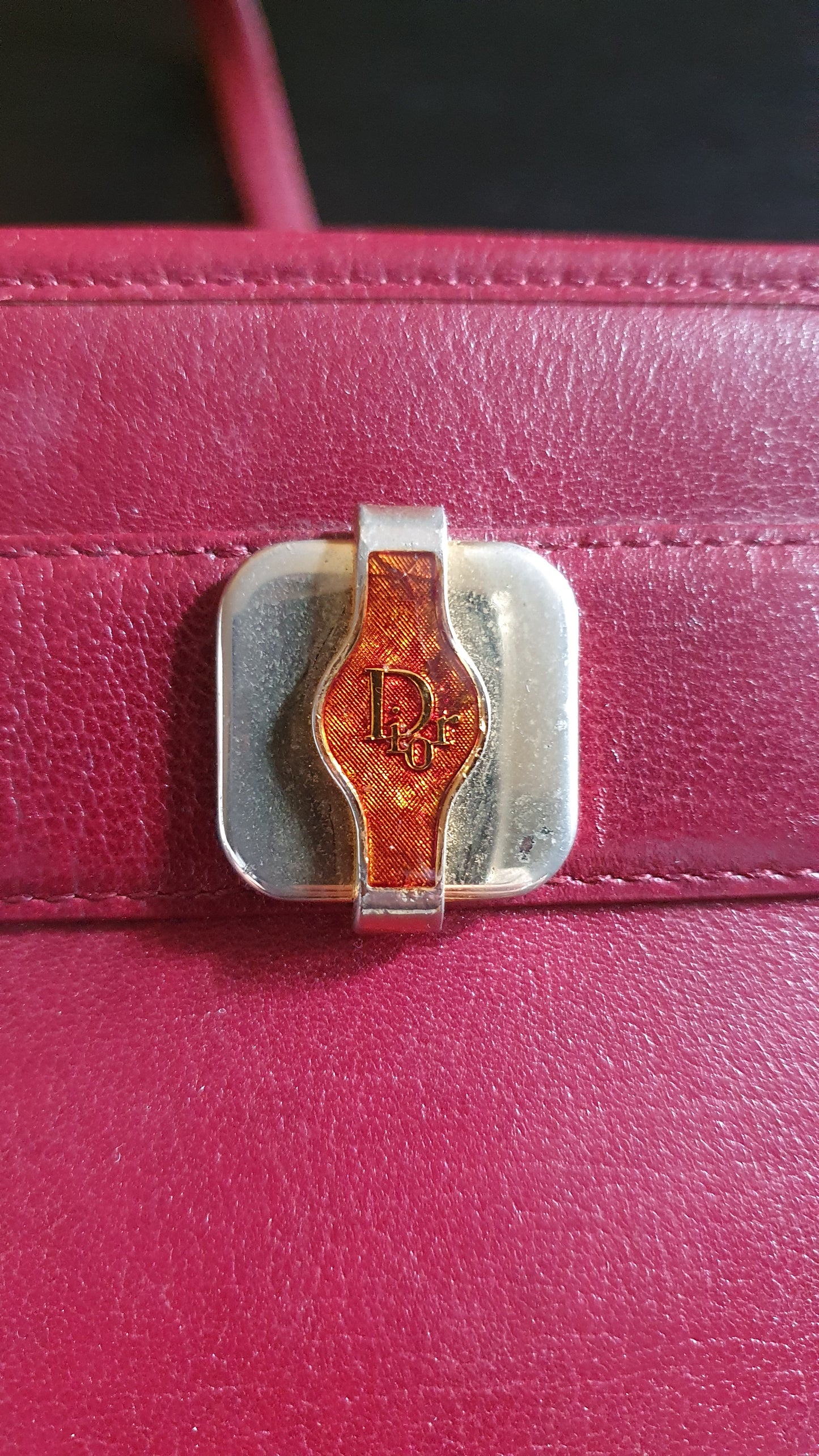 Authentic Vintage Dior Purse (with chain)