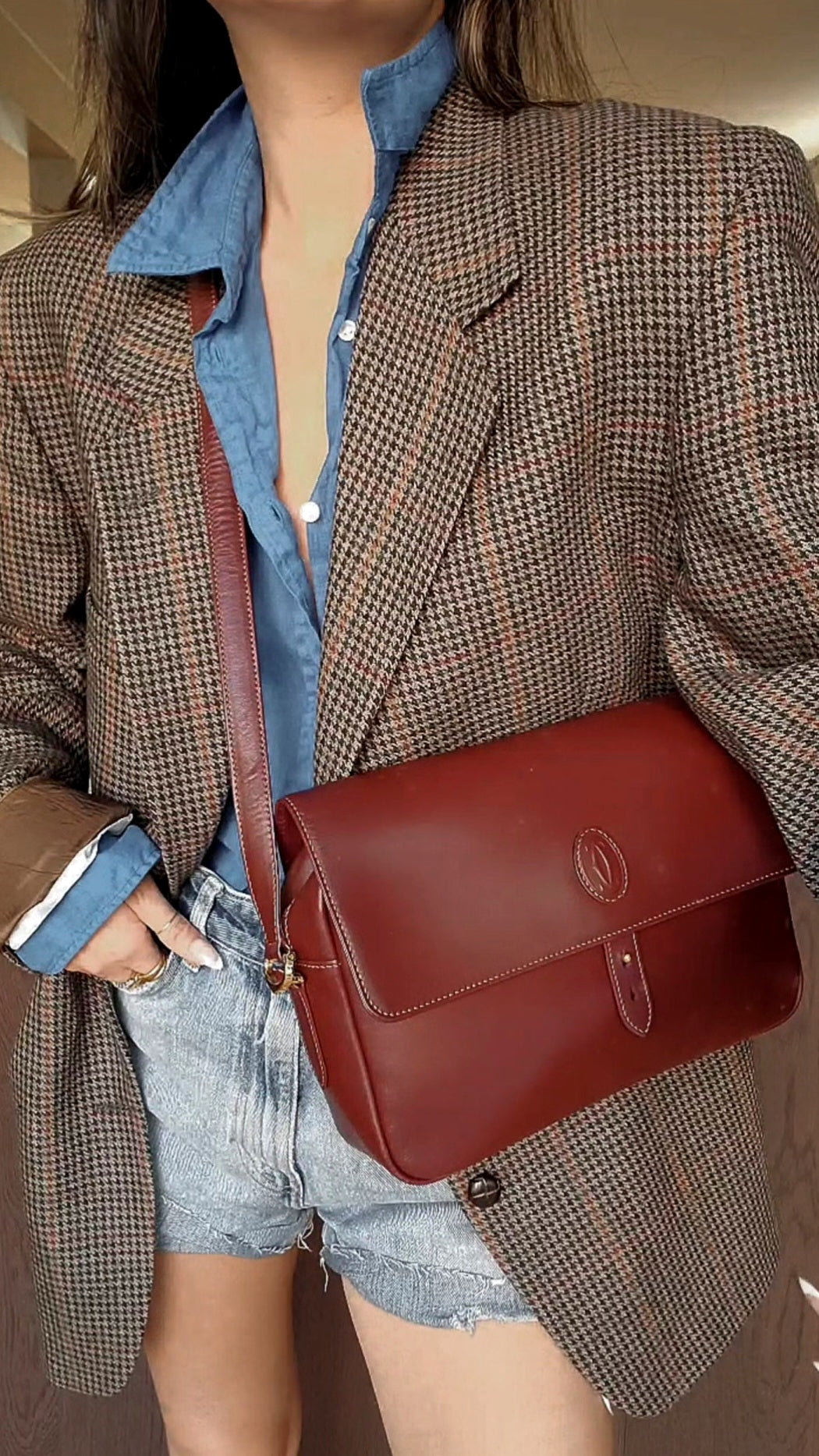 *Rare* Authentic Vintage Cartier Crossbody/ Shoulder Bag