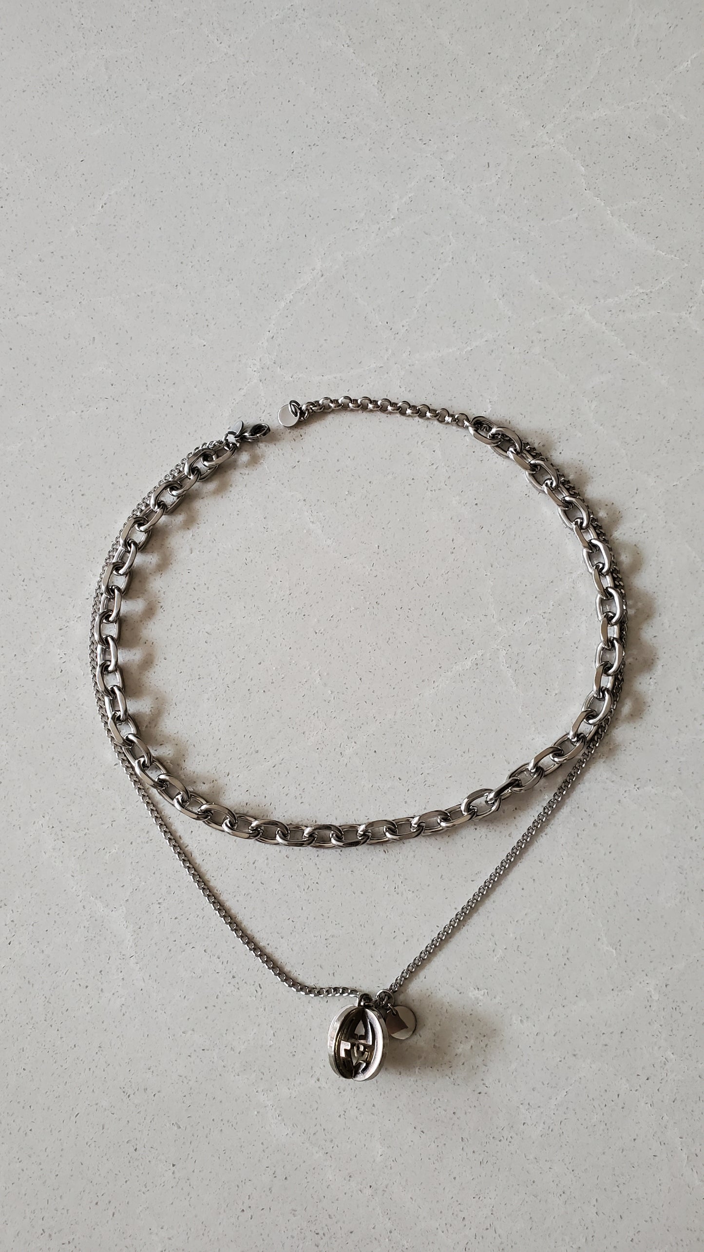 Authentic Gucci Upcycle Layers Necklace